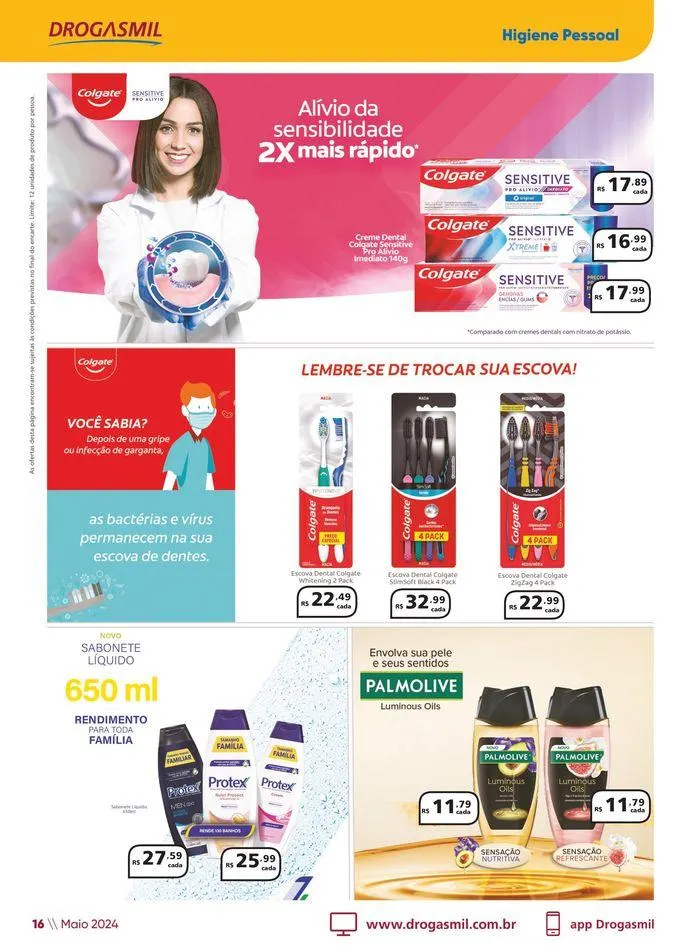 Encarte de Aniversário Drogasmil  3 de maio até 2 de junho 2024 - Pagina 16