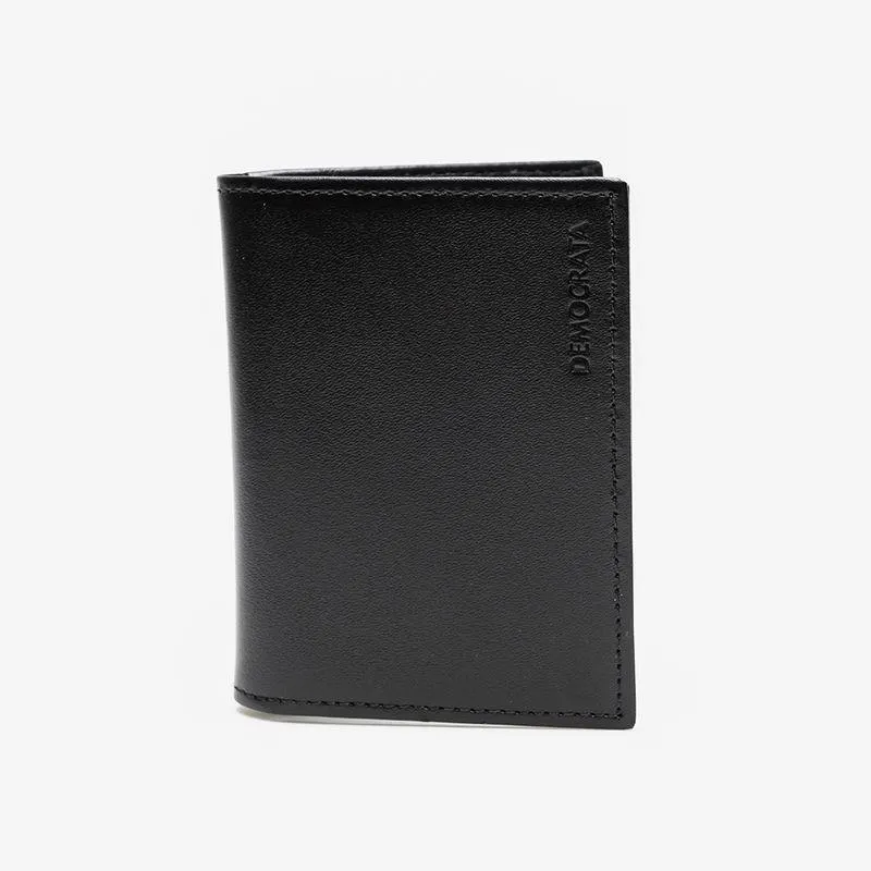 Carteira Metropolitan Em Couro Preto