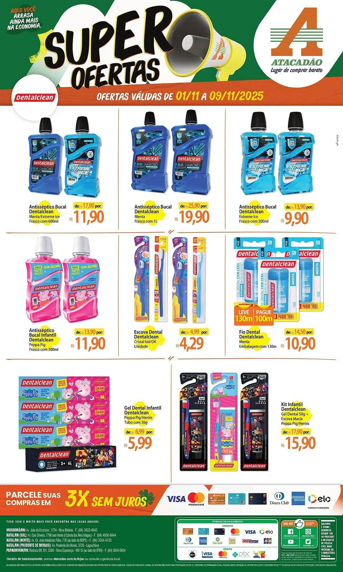 Encarte de Folheto Atacadão 3 de novembro até 9 de novembro 2025 - Pagina 1
