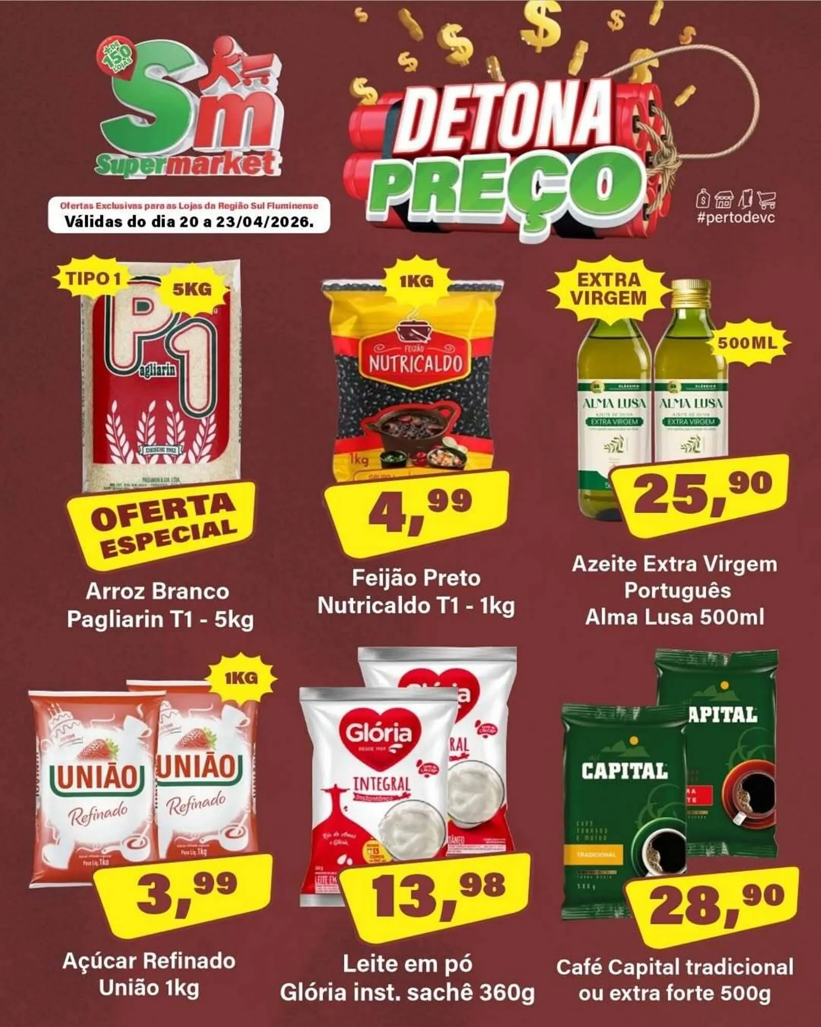 Encarte de Catálogo Floresta Supermercados 20 de abril até 23 de abril 2026 - Pagina 1