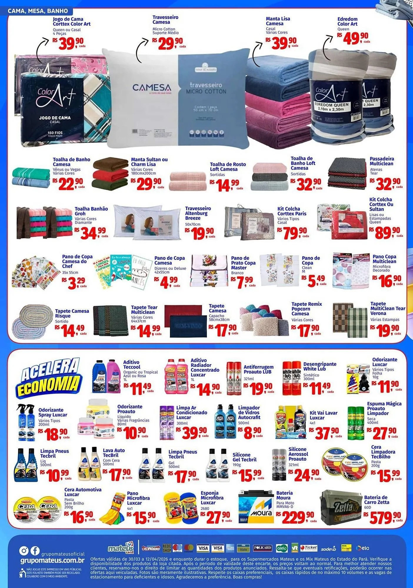 Encarte de Catálogo Supermercados Mateus 31 de março até 12 de abril 2026 - Pagina 4