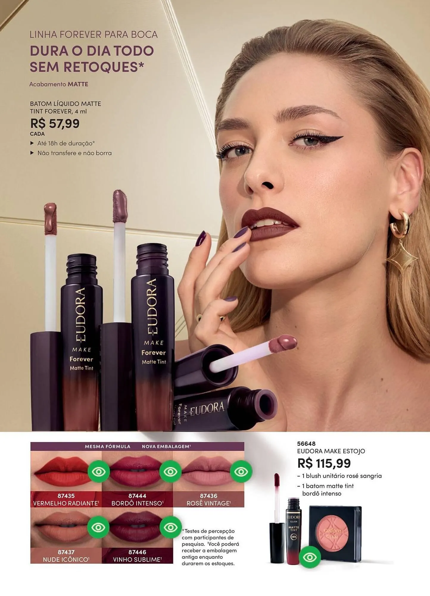 Encarte de Catálogo Eudora 27 de janeiro até 28 de fevereiro 2026 - Pagina 52