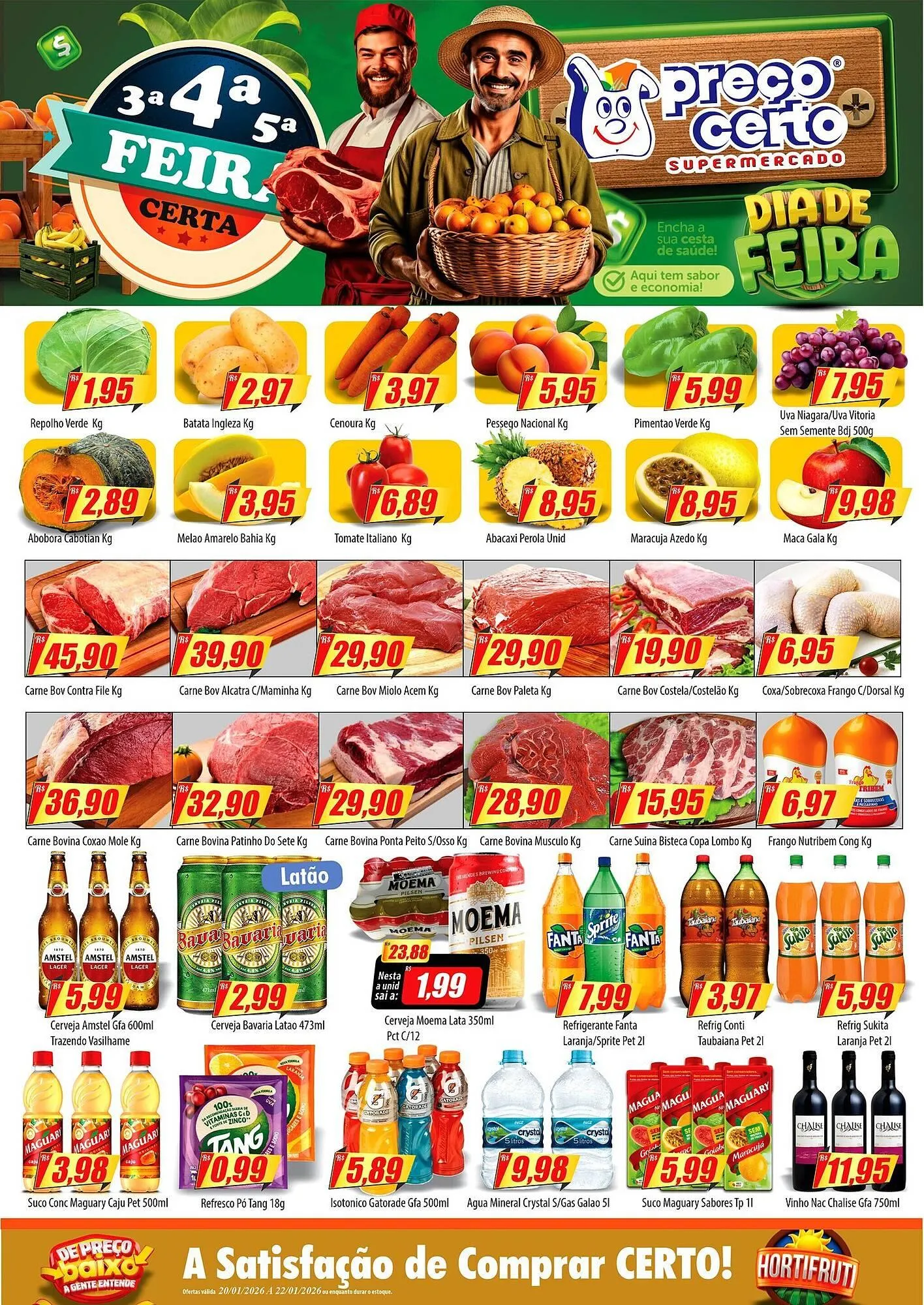 Encarte de Catálogo Preço Certo 20 de janeiro até 22 de janeiro 2026 - Pagina 1
