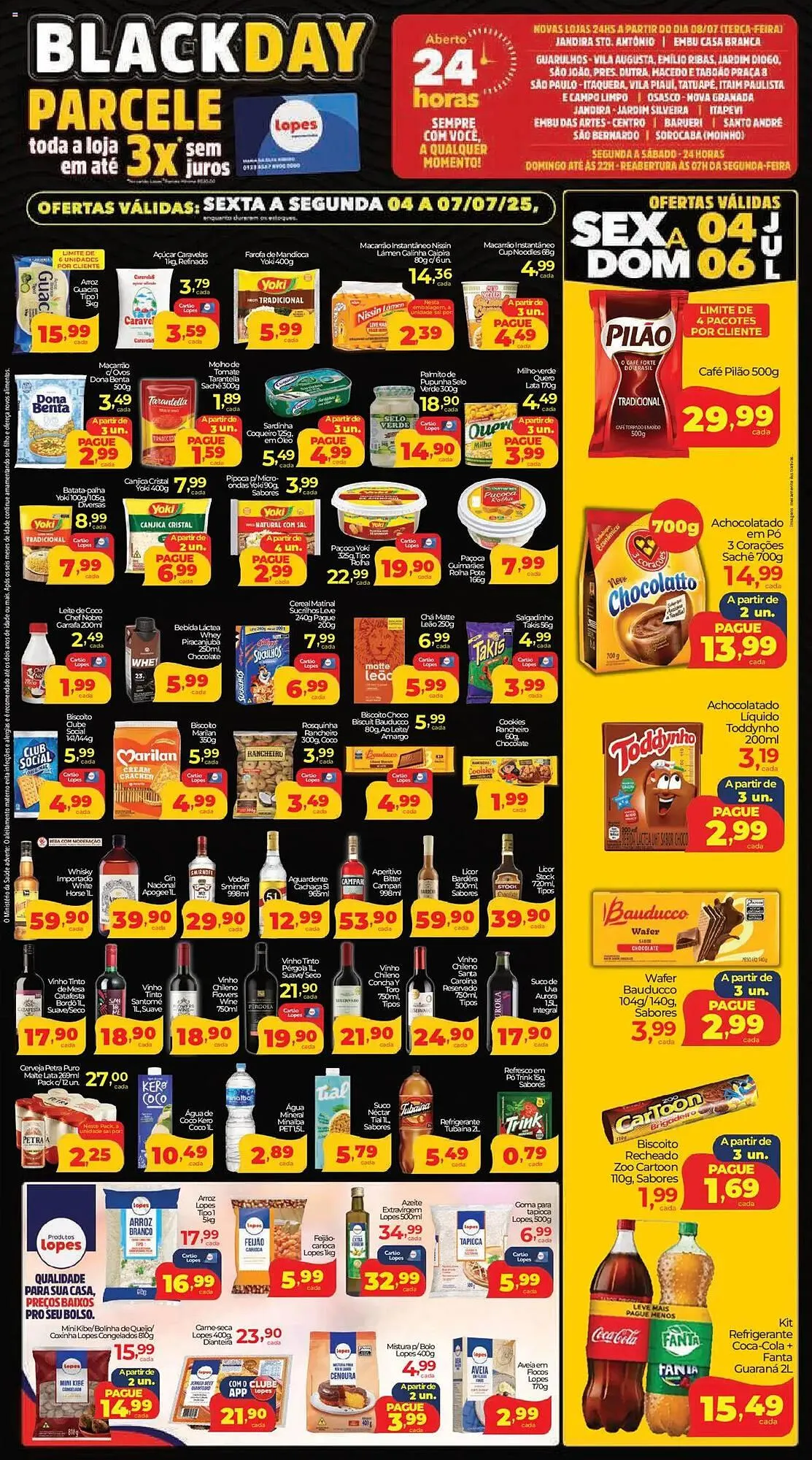 Encarte de Catálogo Lopes Supermercados 4 de julho até 5 de julho 2025 - Pagina 3