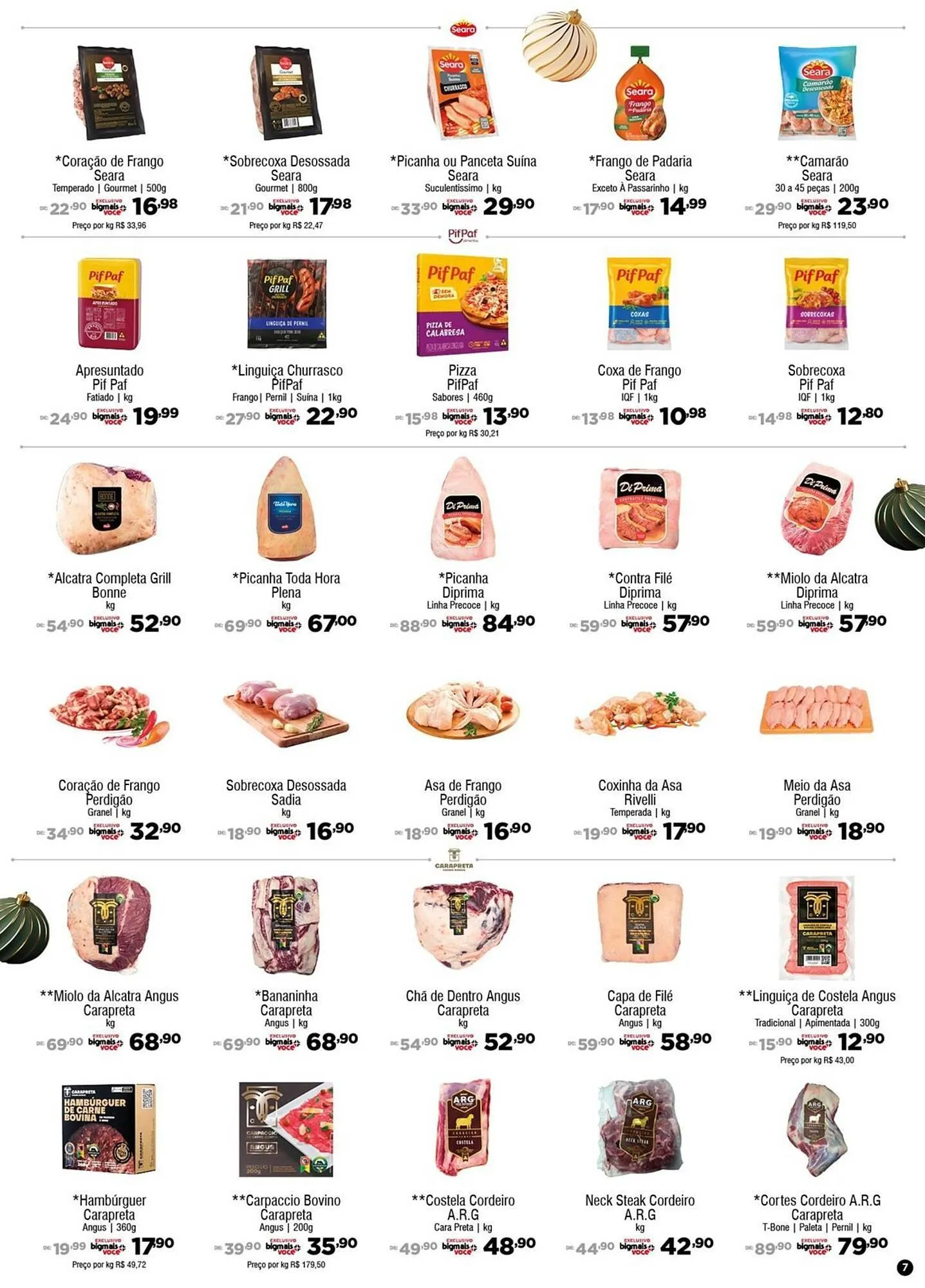 Encarte de Catálogo Big Mais Supermercados 10 de dezembro até 6 de janeiro 2026 - Pagina 7