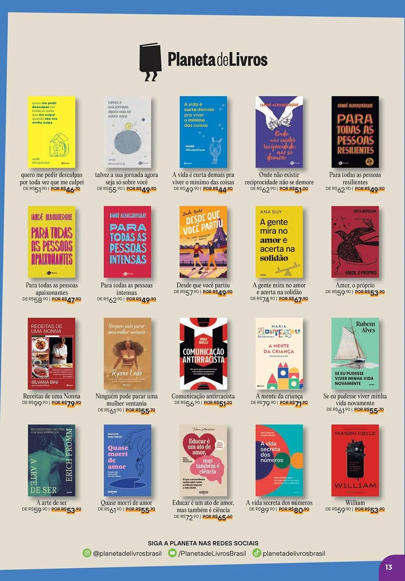 Encarte de Catálogo Livraria Leitura 27 de maio até 13 de julho 2025 - Pagina 13