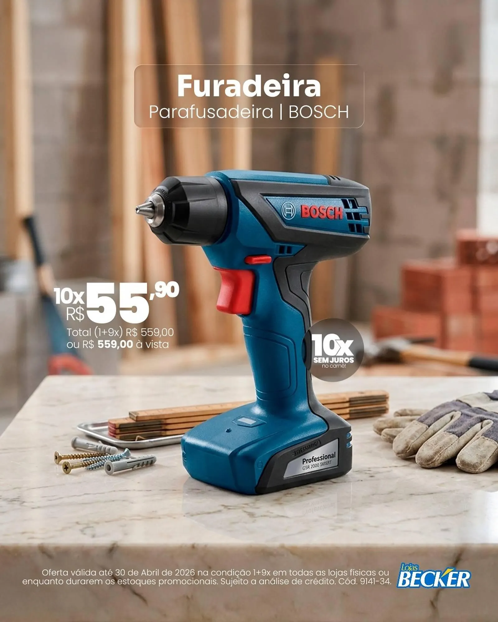 Encarte de Folheto Lojas Becker 8 de abril até 30 de abril 2026 - Pagina 1