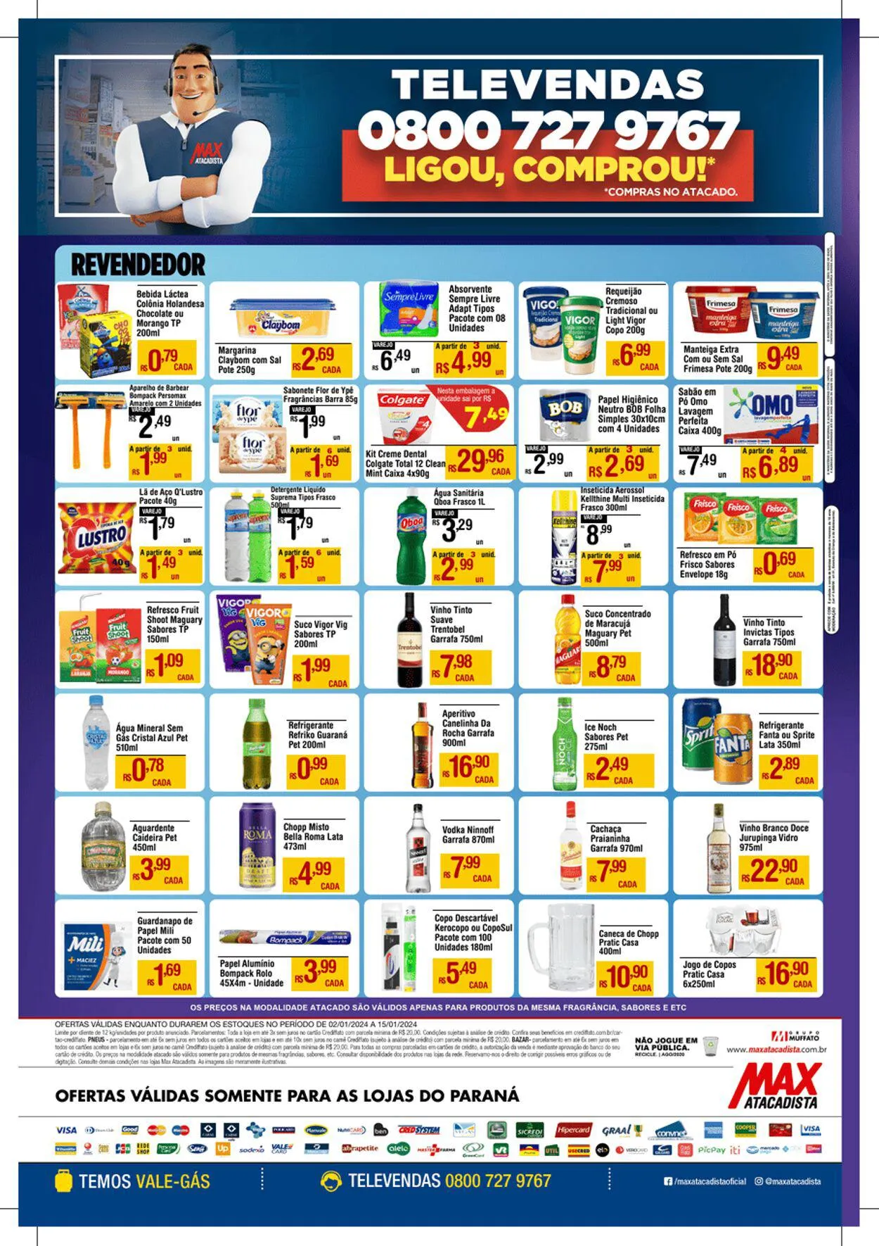 Encarte de Max Atacadista - Paranaguá 1 de janeiro até 6 de janeiro 2024 - Pagina 4