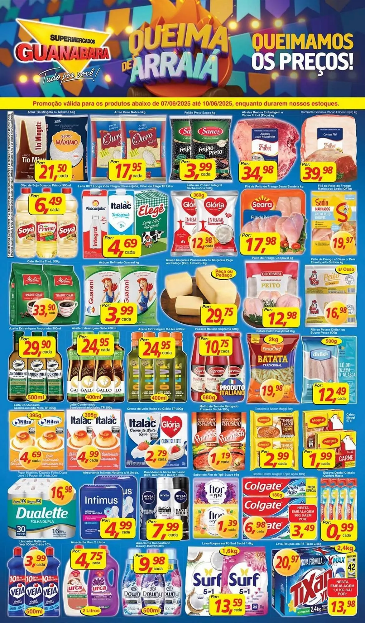 Encarte de Catálogo Supermercados Guanabara 7 de junho até 10 de junho 2025 - Pagina 1