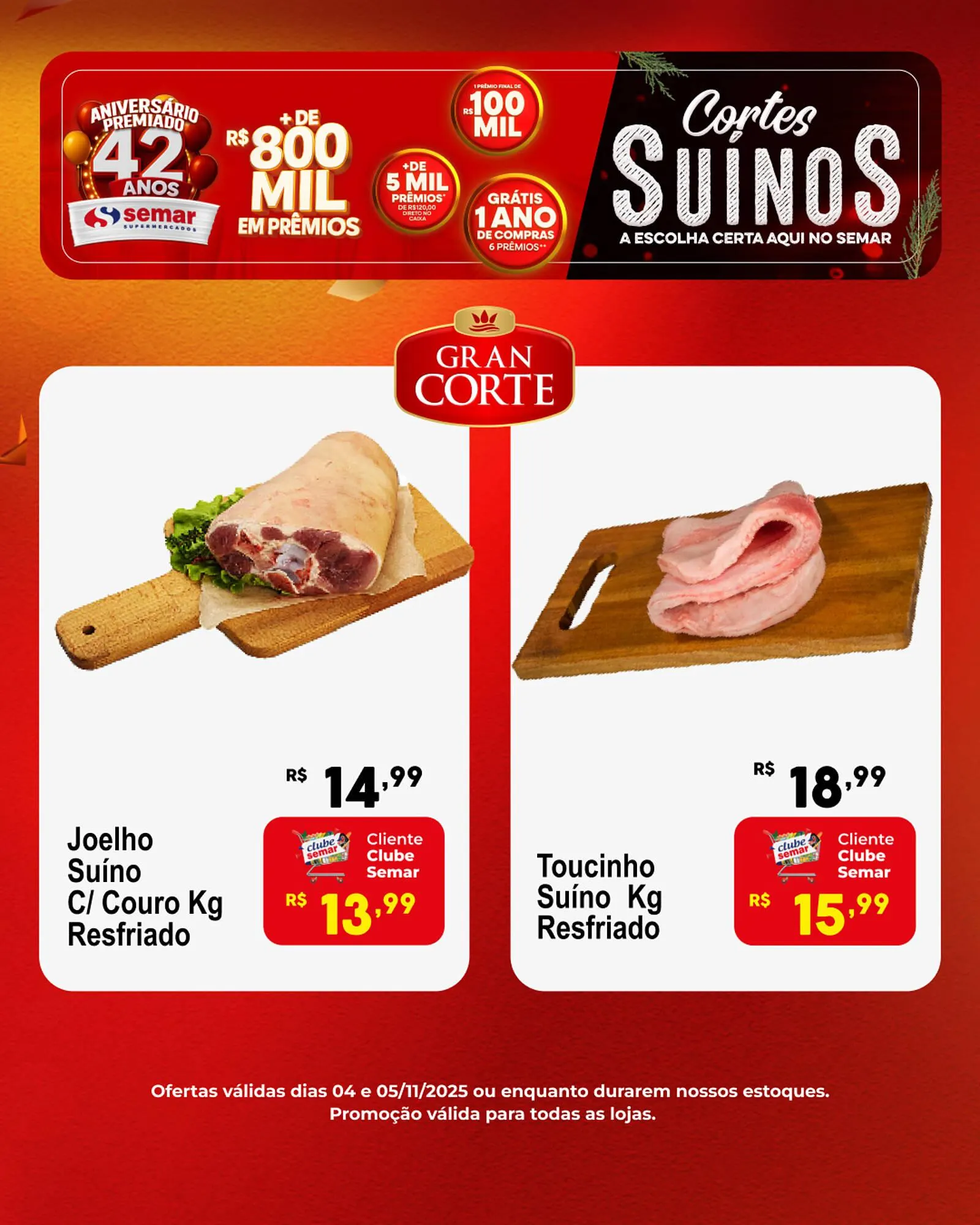 Encarte de Folheto Semar Supermercado 4 de novembro até 5 de novembro 2025 - Pagina 2