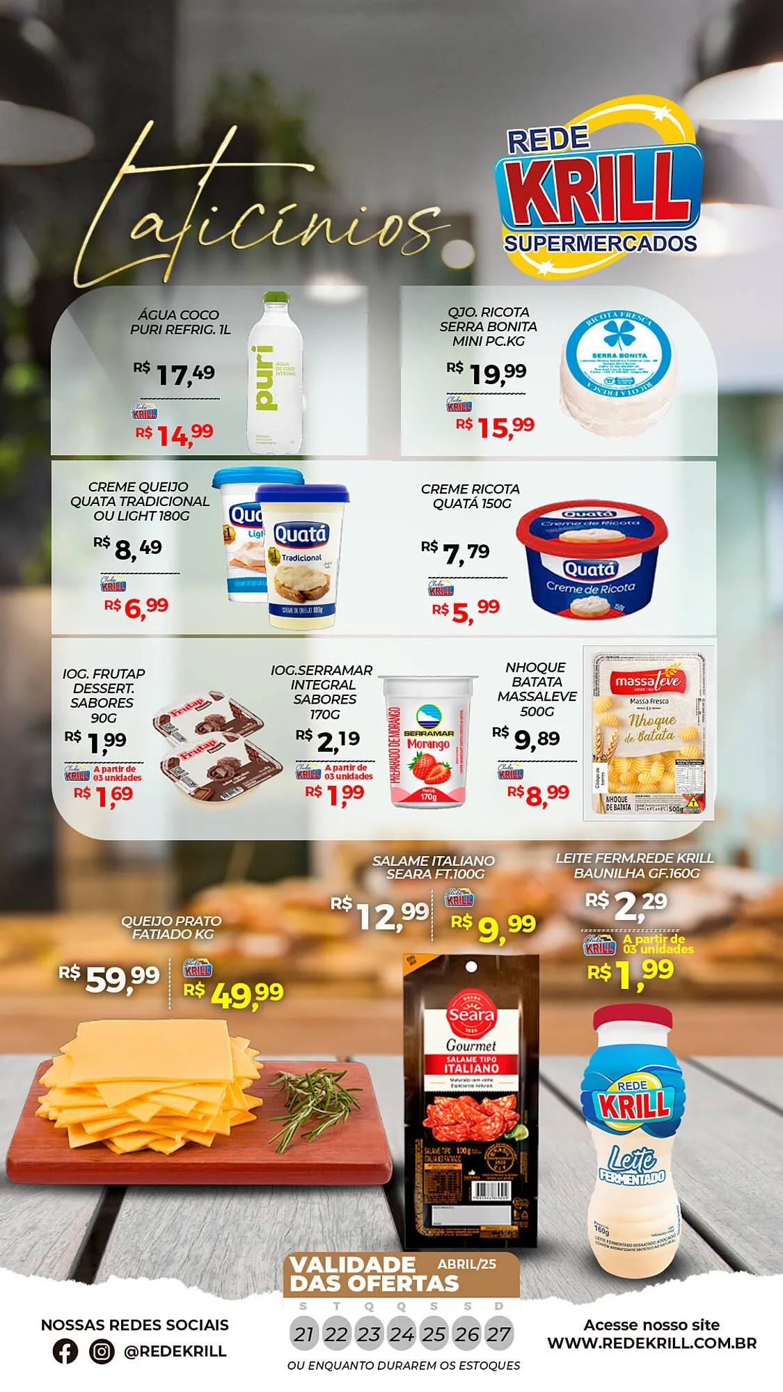 Encarte de Catálogo Rede Krill 21 de abril até 27 de abril 2025 - Pagina 4