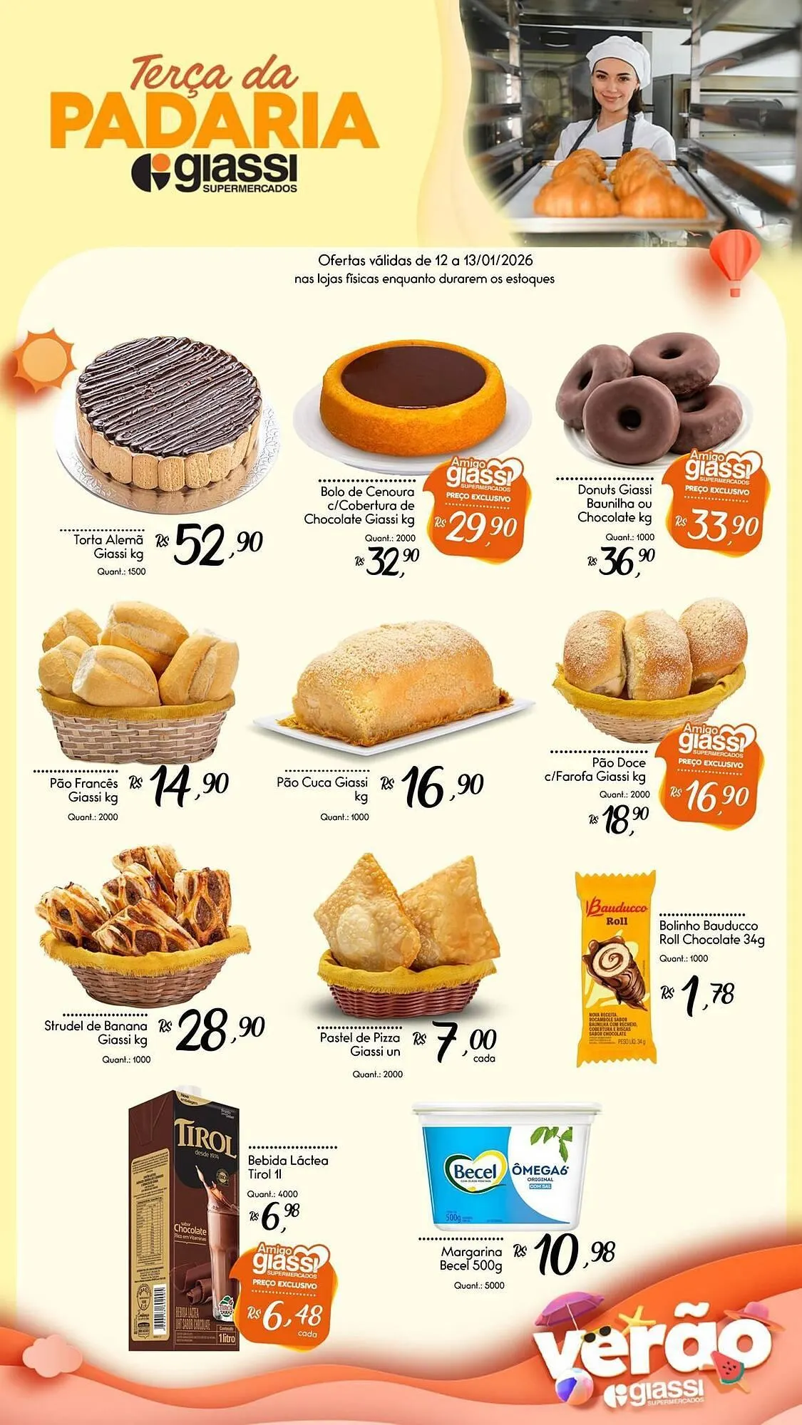 Encarte de Encarte Giassi Supermercados 12 de janeiro até 13 de janeiro 2026 - Pagina 1