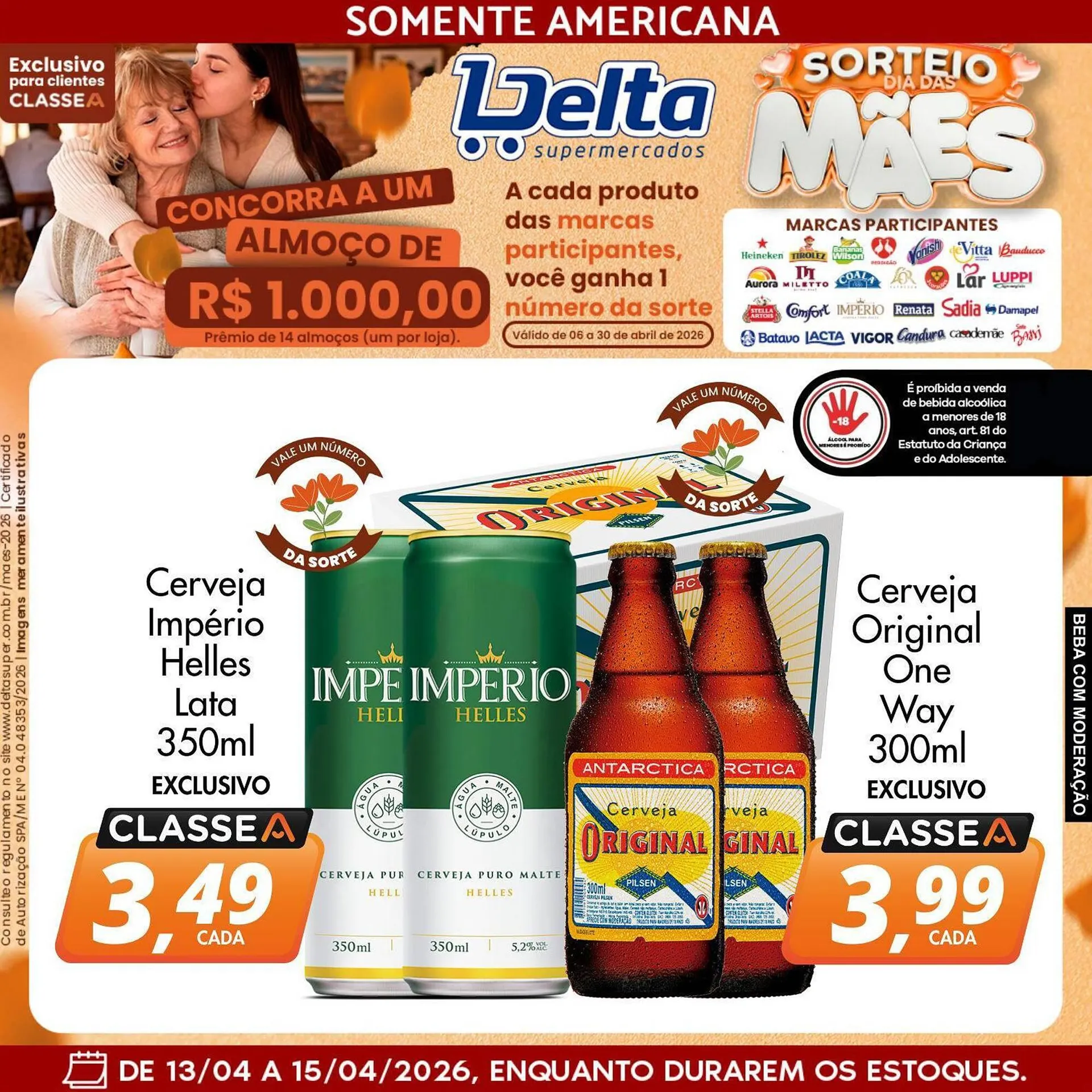 Encarte de Catálogo Delta Supermercados 13 de abril até 15 de abril 2026 - Pagina 2