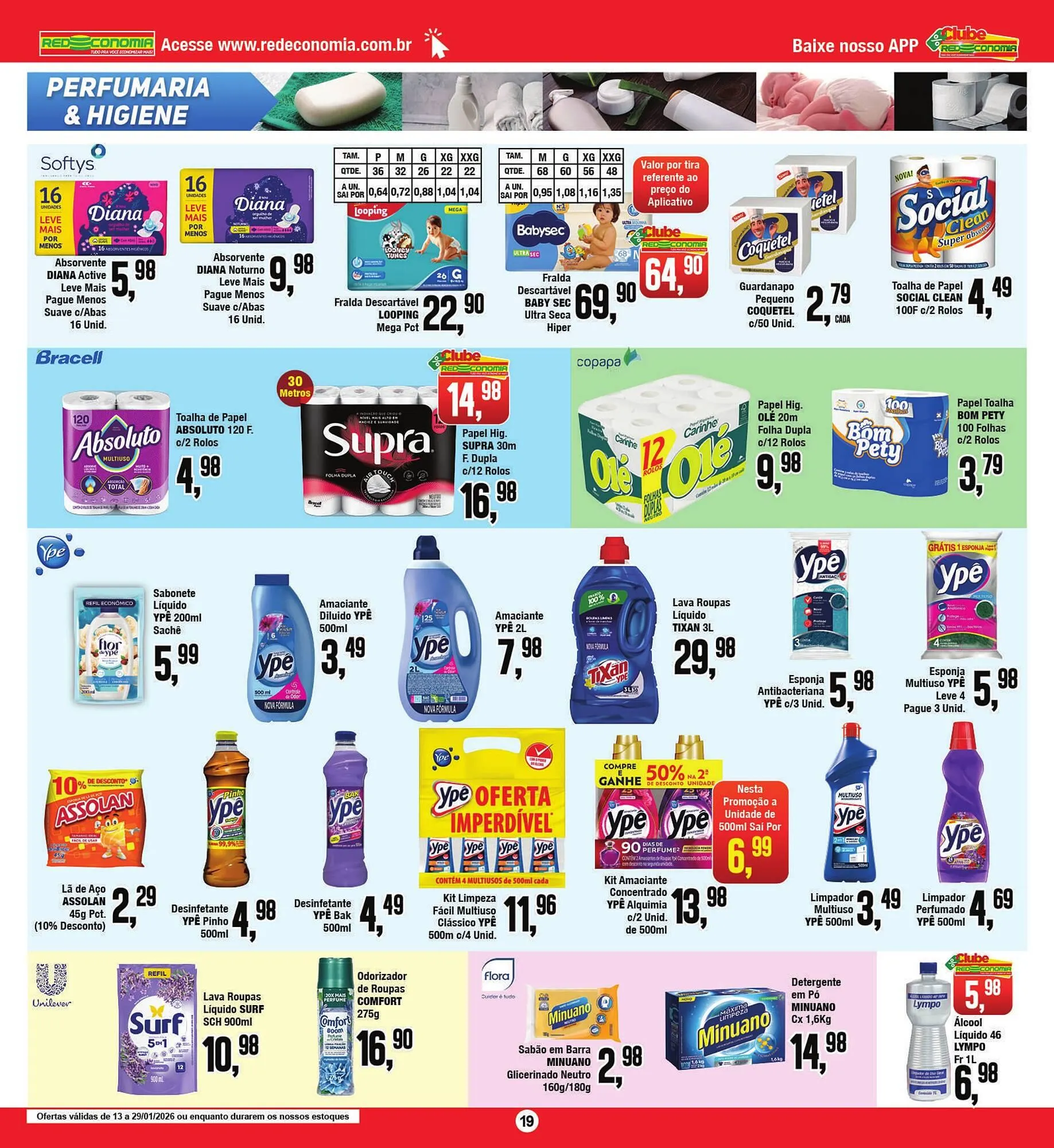 Encarte de Encarte Rede Economia 21 de janeiro até 29 de janeiro 2026 - Pagina 19