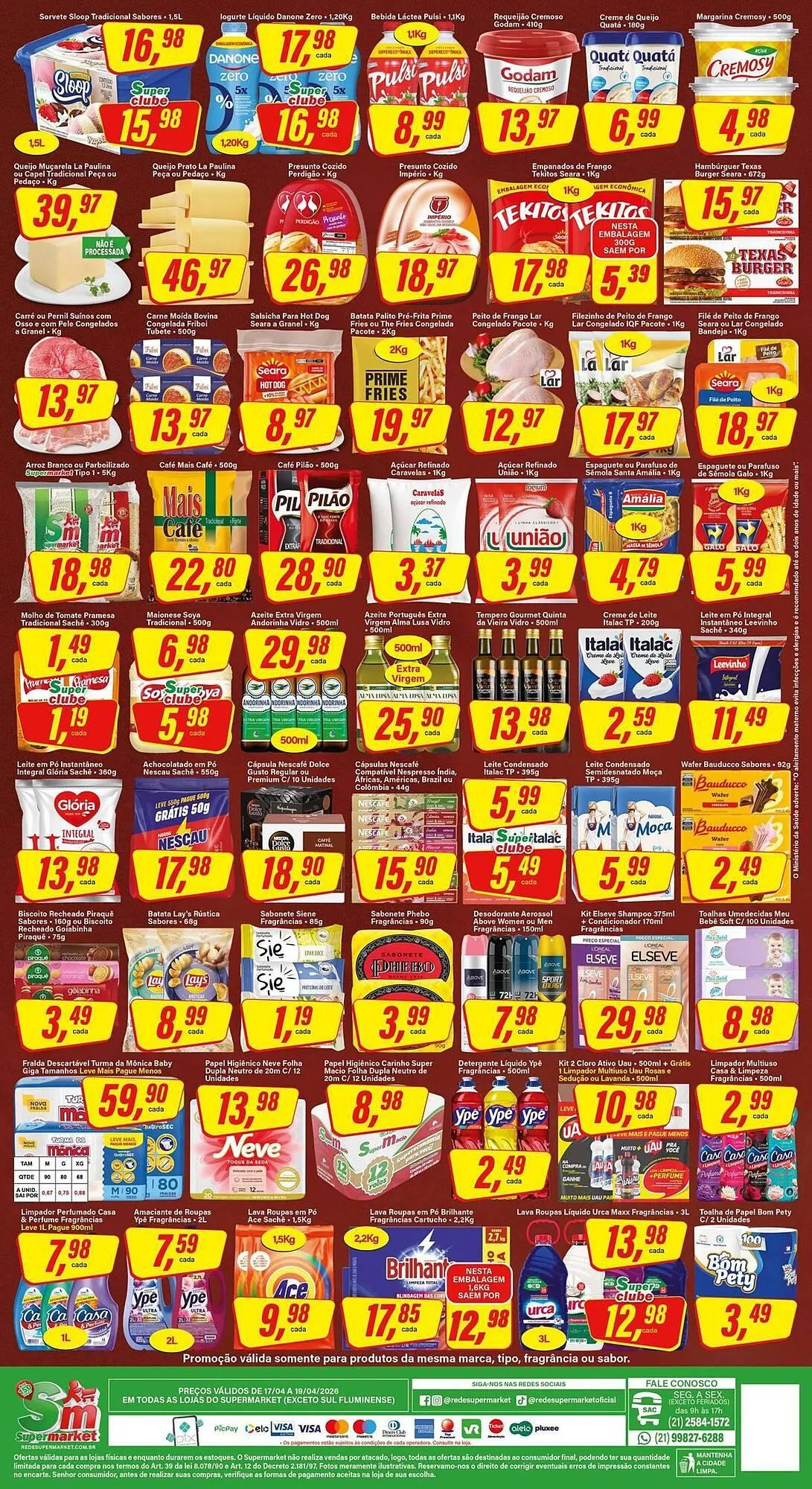 Encarte de Encarte Rede Supermarket 17 de abril até 19 de abril 2026 - Pagina 2