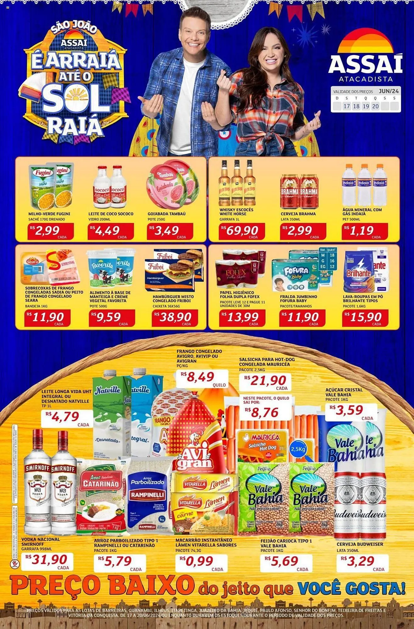 Encarte de Catálogo Assaí Atacadista 17 de junho até 20 de junho 2024 - Pagina 1