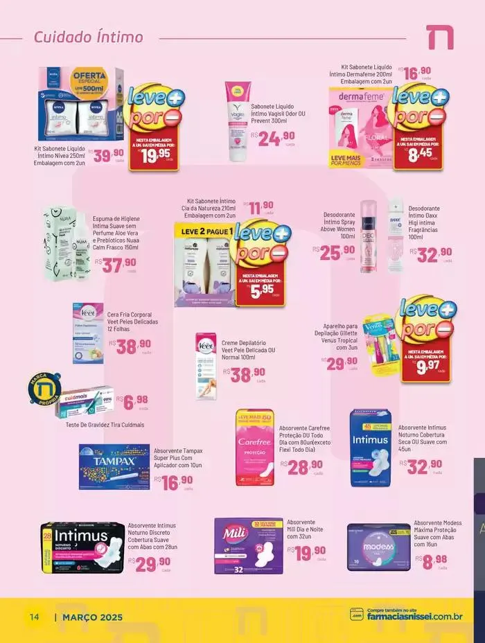 Encarte de  Preços “POR” válido para o Estado do Paraná  4 de março até 31 de março 2025 - Pagina 14