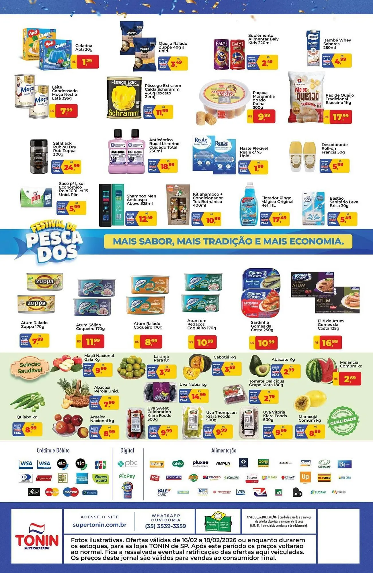 Encarte de Catálogo Tonin Superatacado 16 de fevereiro até 18 de fevereiro 2026 - Pagina 2