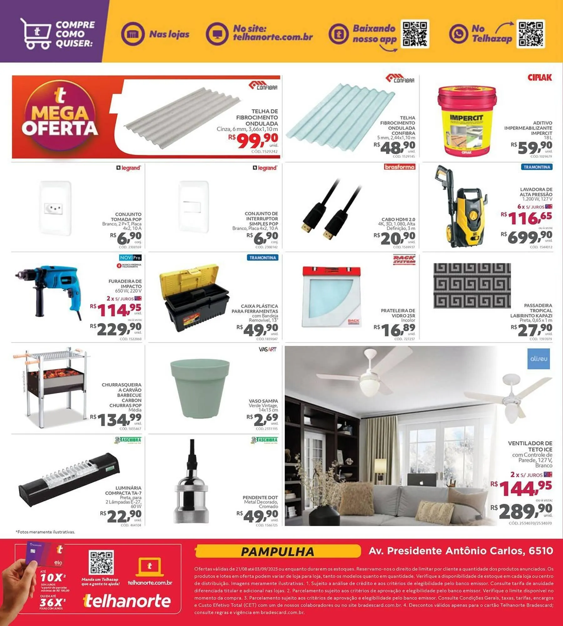 Encarte de Catálogo Telhanorte 21 de agosto até 3 de setembro 2025 - Pagina 4