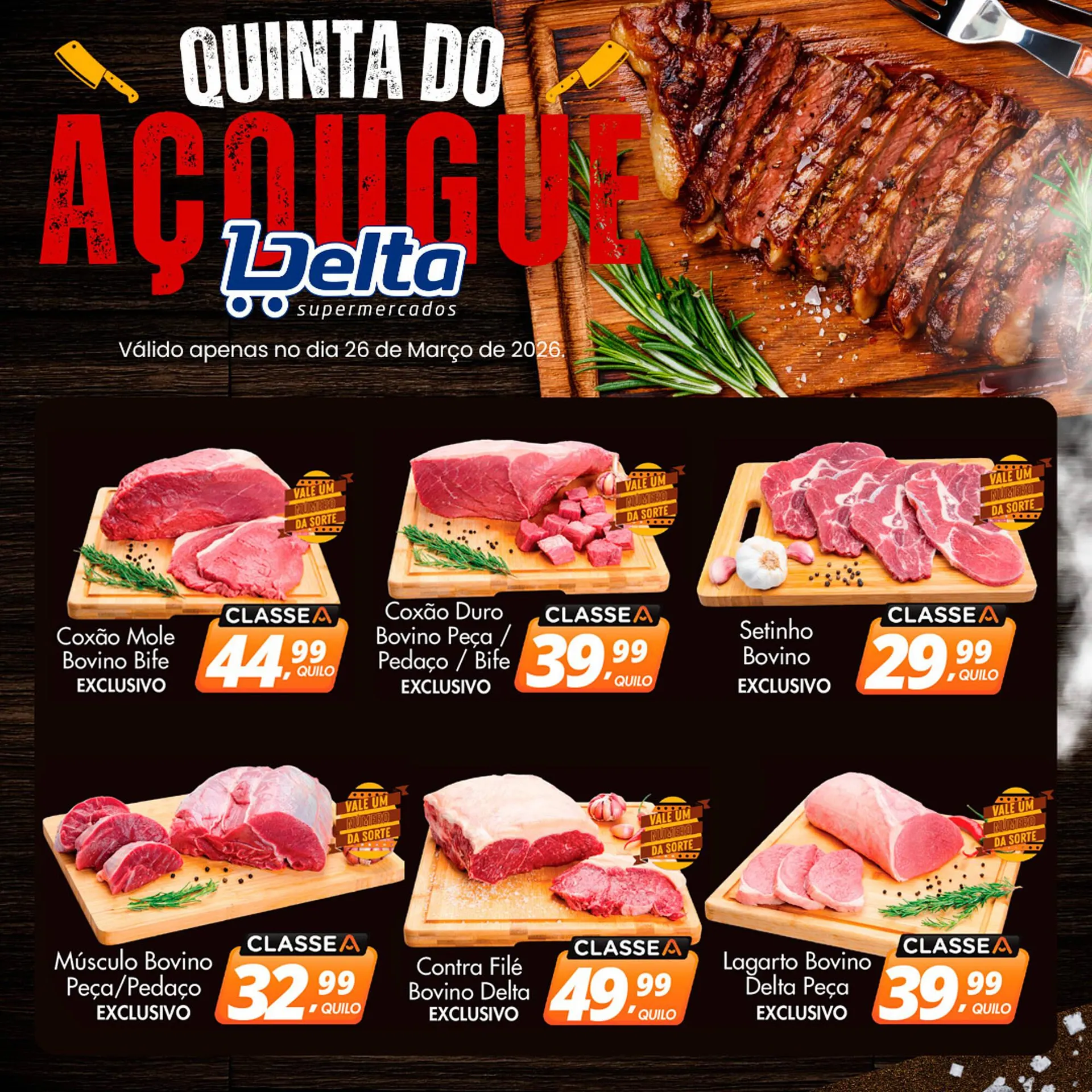 Encarte de Catálogo Delta Supermercados 26 de março até 26 de março 2026 - Pagina 1
