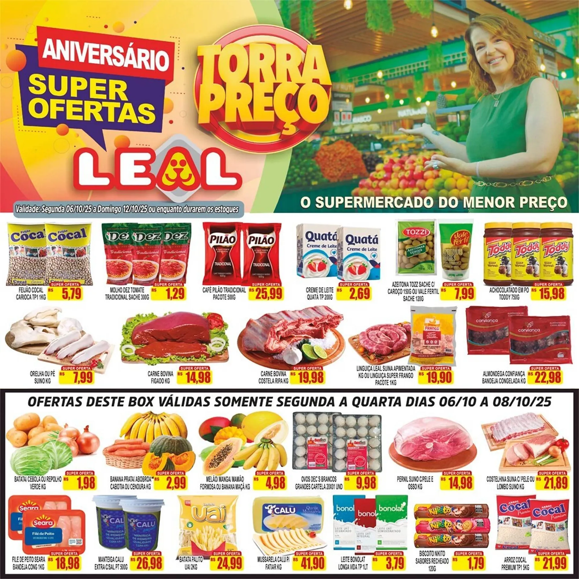 Encarte de Folheto Supermercado leal 6 de outubro até 12 de outubro 2025 - Pagina 2