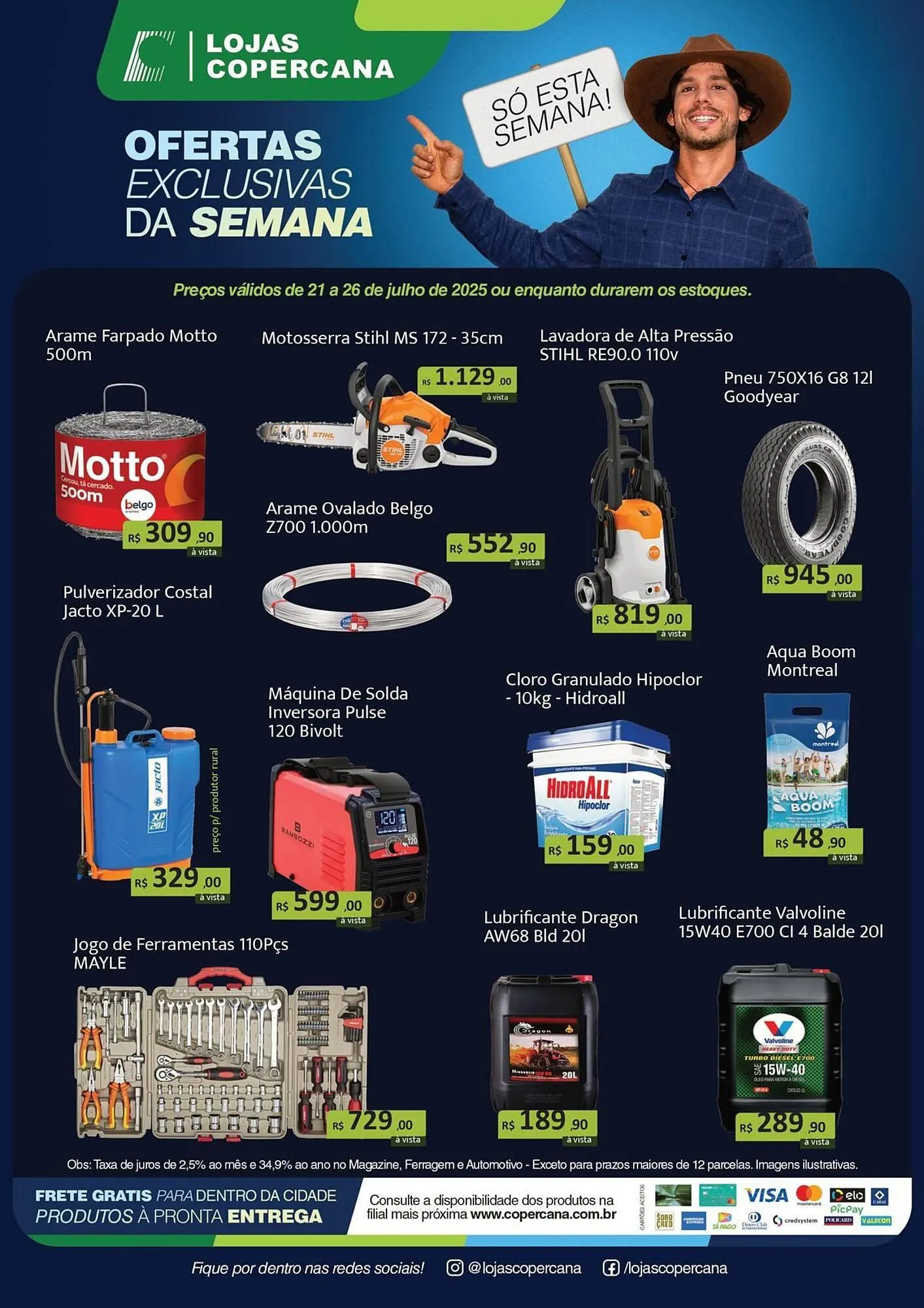 Encarte de Catálogo Copercana 23 de julho até 26 de julho 2025 - Pagina 1