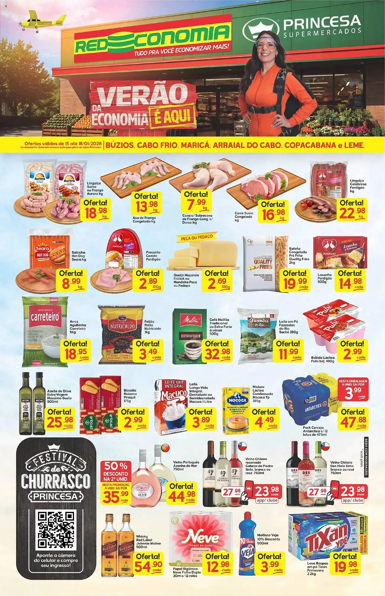 Encarte de Encarte Supermercados Princesa 15 de janeiro até 18 de janeiro 2026 - Pagina 1