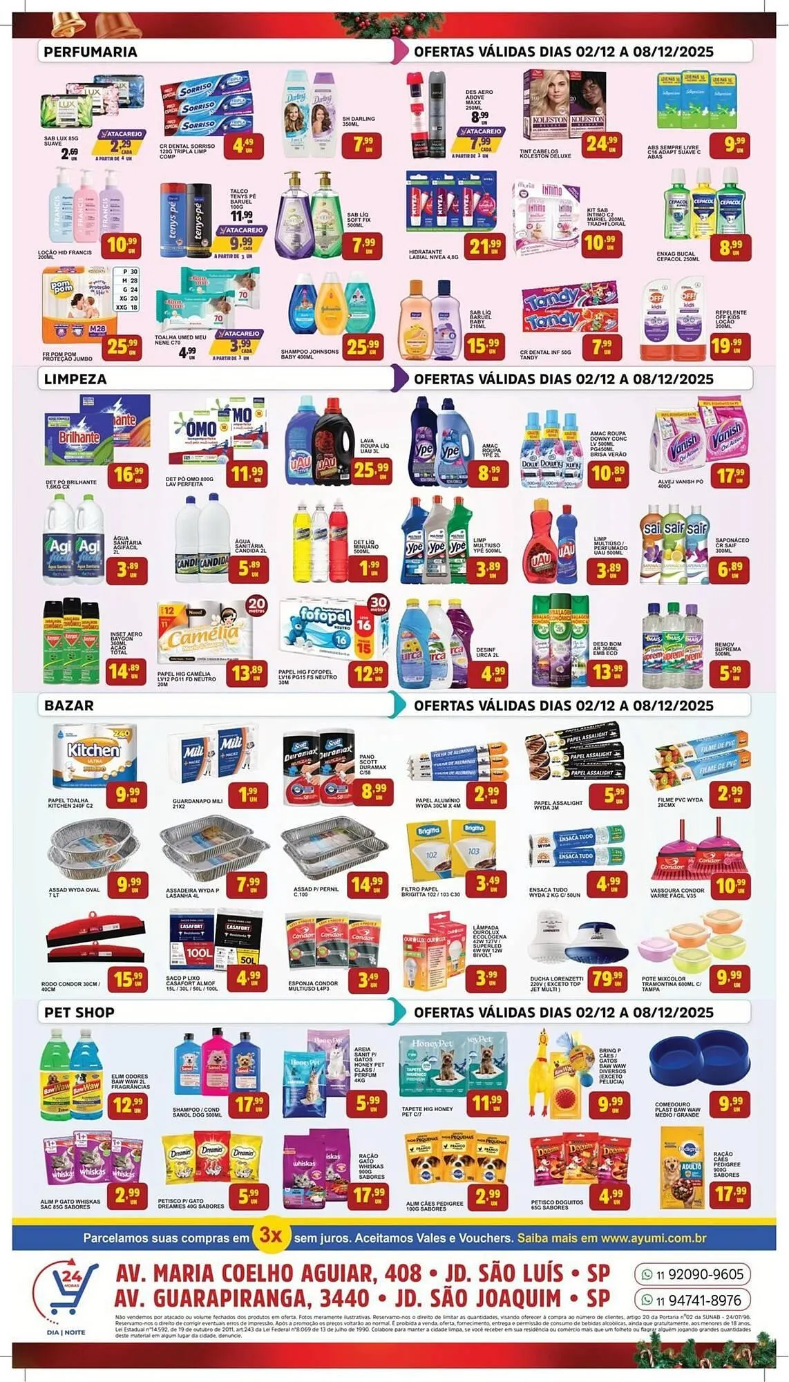 Encarte de Folheto Ayumi Supermercados 2 de dezembro até 8 de dezembro 2025 - Pagina 4