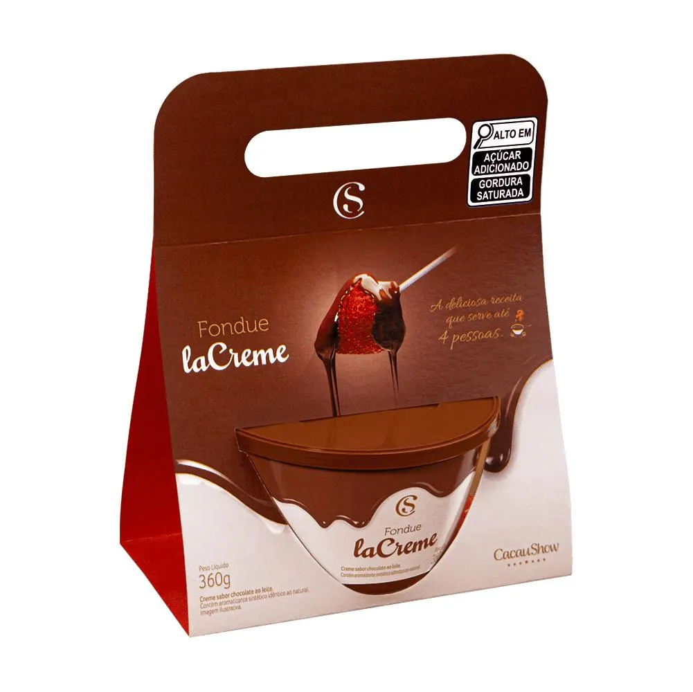 FONDUE LACREME AO LEITE 360G