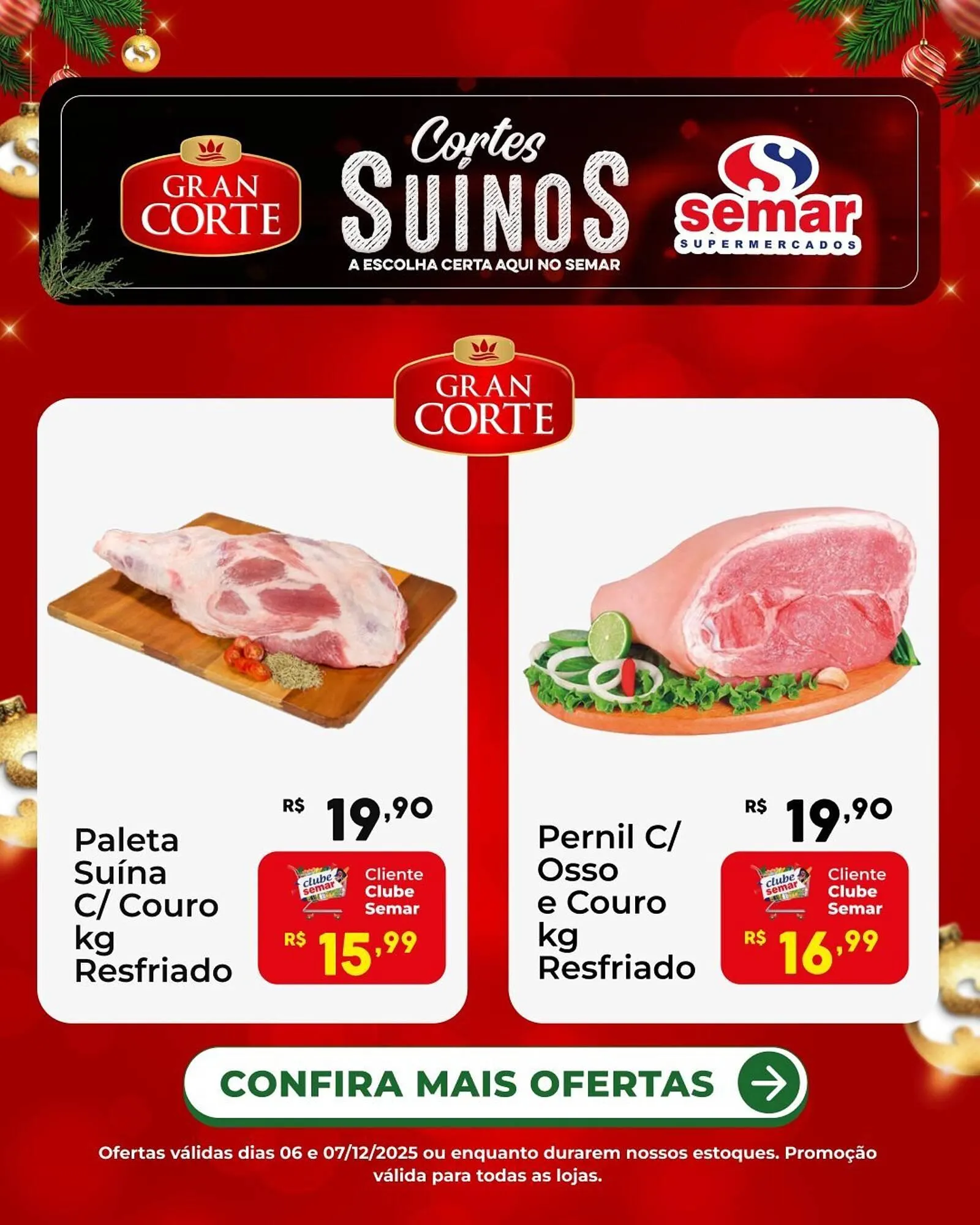 Encarte de Folheto Semar Supermercado 6 de dezembro até 7 de dezembro 2025 - Pagina 1