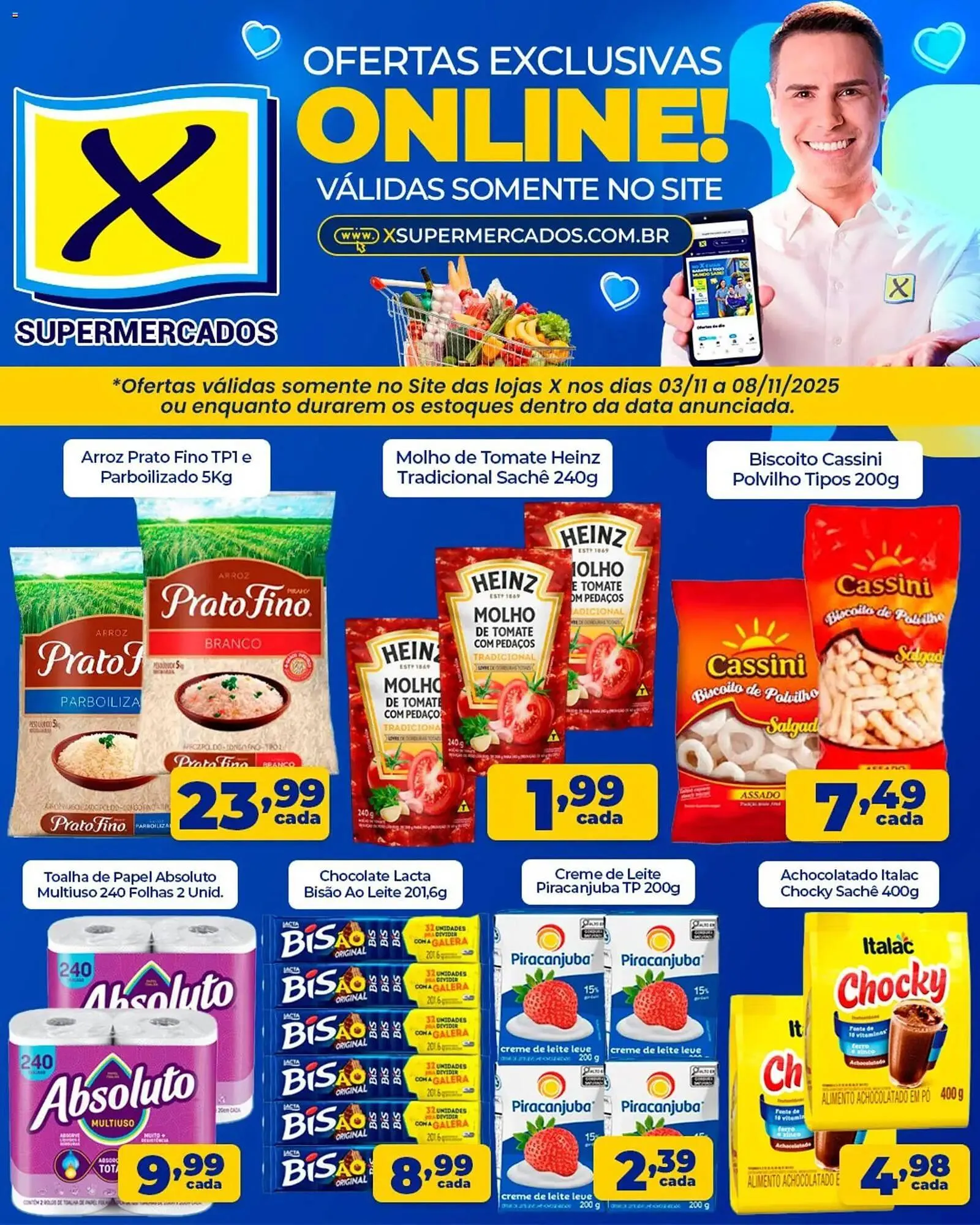 Encarte de Folheto X Supermercados 3 de novembro até 8 de novembro 2025 - Pagina 2