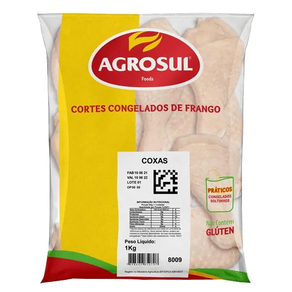 Coxa de Frango Agrosul 1 Kg