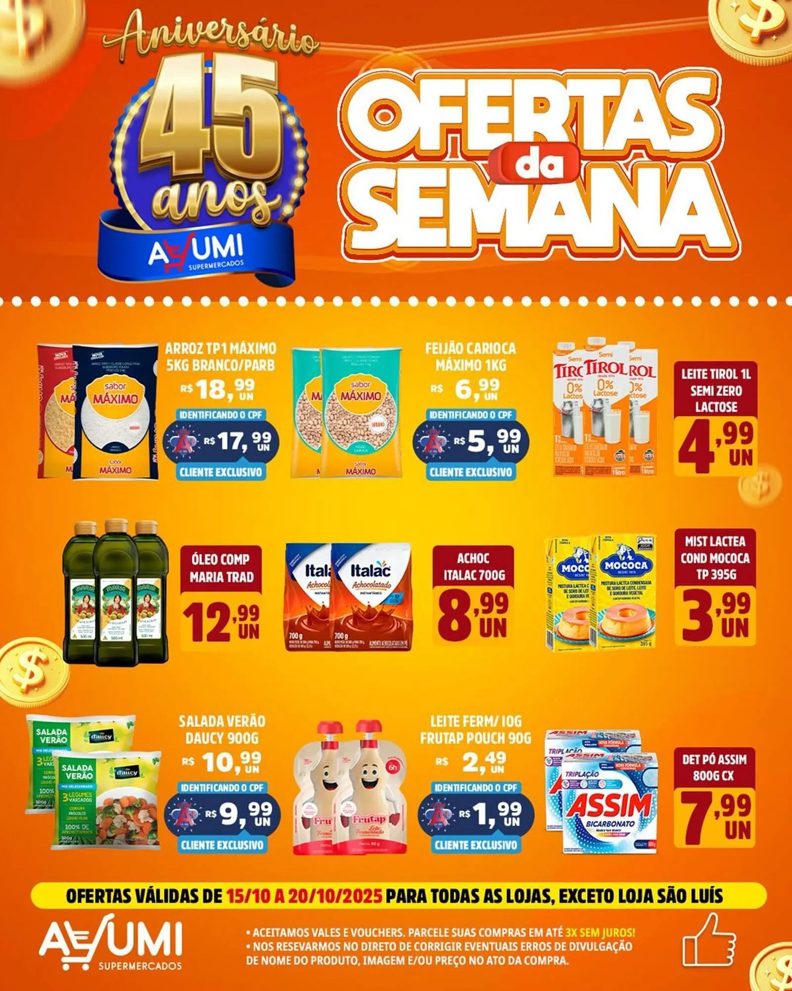 Folheto Ayumi Supermercados - 1