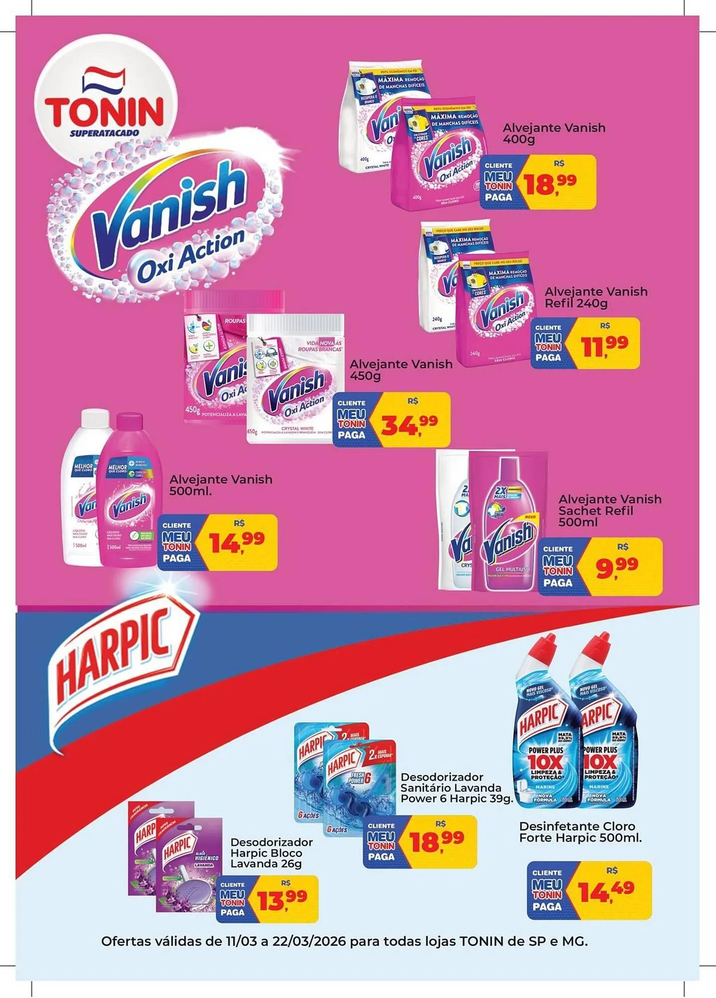 Encarte de Catálogo Tonin Superatacado 12 de março até 22 de março 2026 - Pagina 1