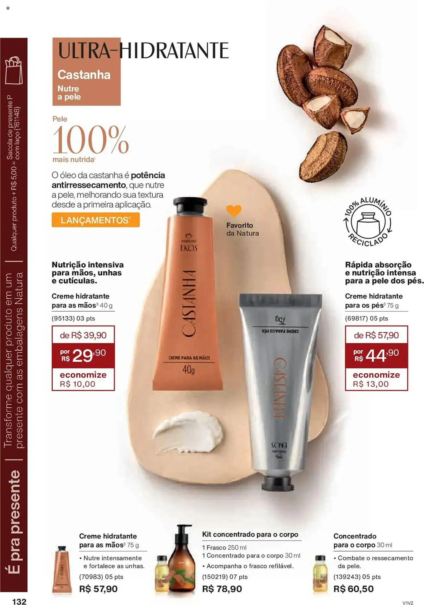Encarte de Catálogo Natura 14 de outubro até 4 de novembro 2025 - Pagina 132