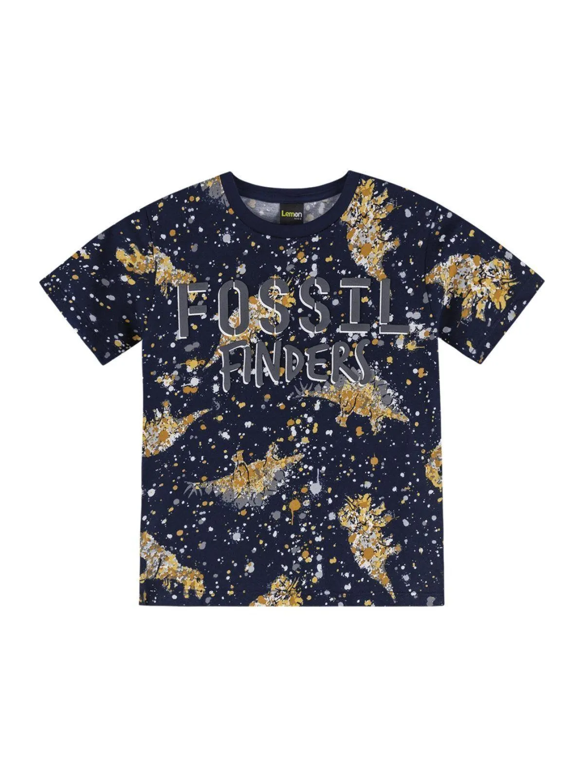 Camiseta Infantil Menino Lemon Marinho