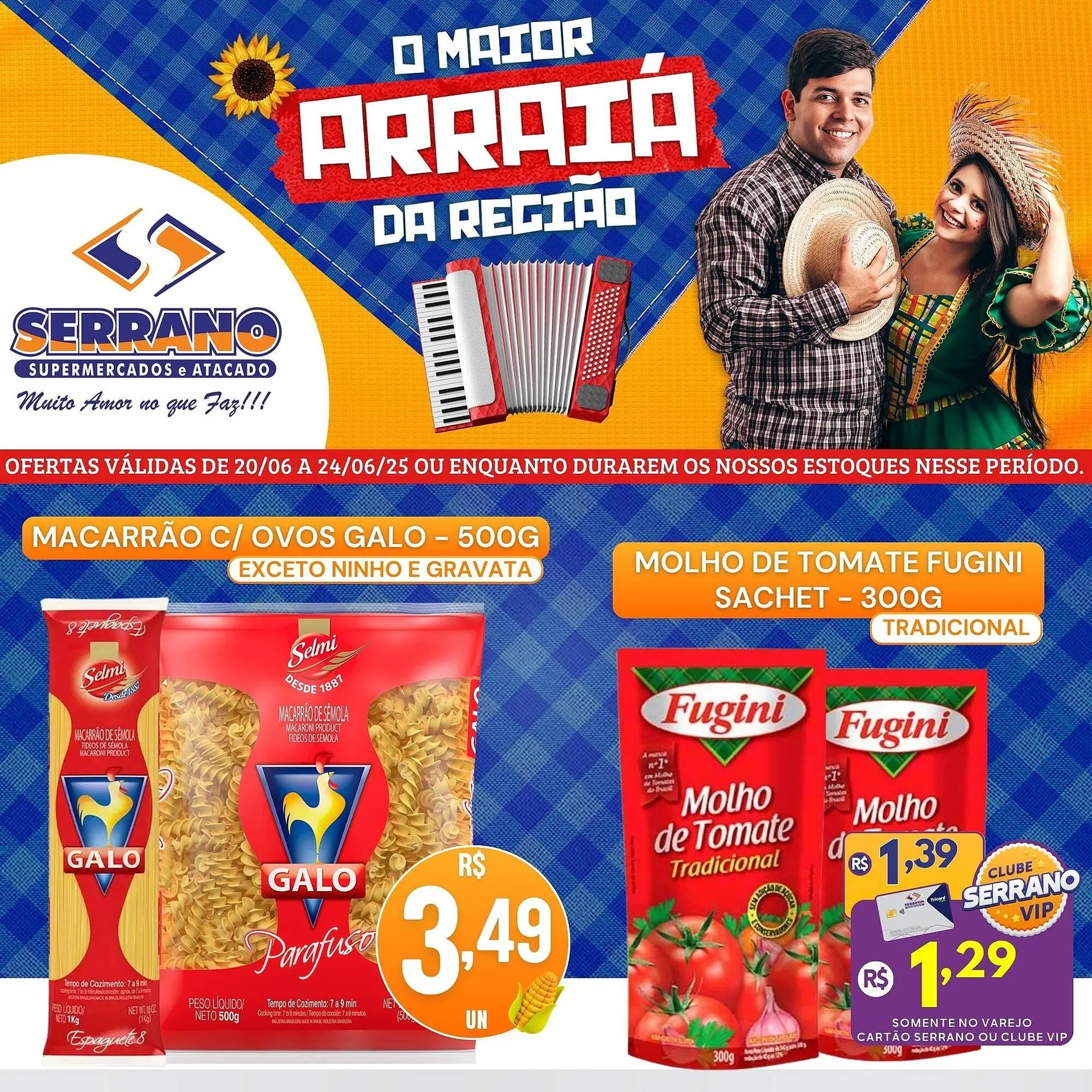 Encarte de Catálogo Serrano Supermercado 20 de junho até 24 de junho 2025 - Pagina 3