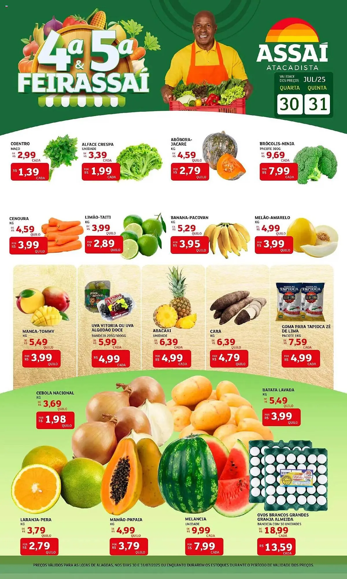 Encarte de Catálogo Assaí Atacadista 30 de julho até 31 de julho 2025 - Pagina 1
