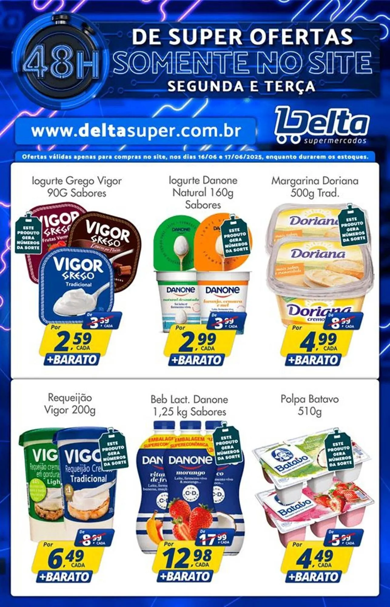 Encarte de Catálogo Delta Supermercados 16 de junho até 17 de junho 2025 - Pagina 2