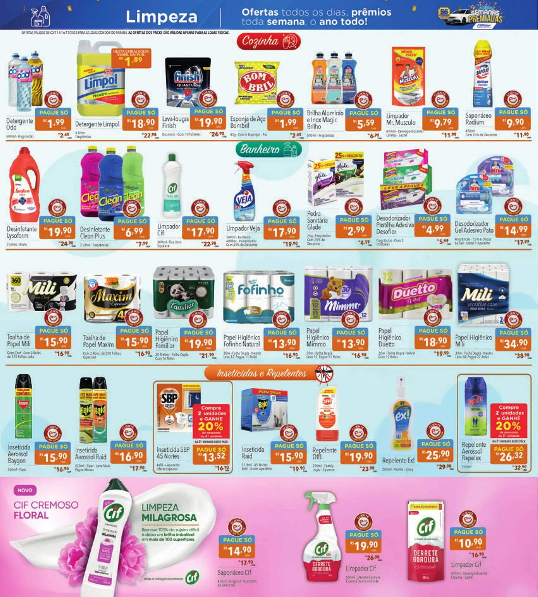 Encarte de Catálogo Supermercados Condor 3 de novembro até 16 de novembro 2025 - Pagina 21