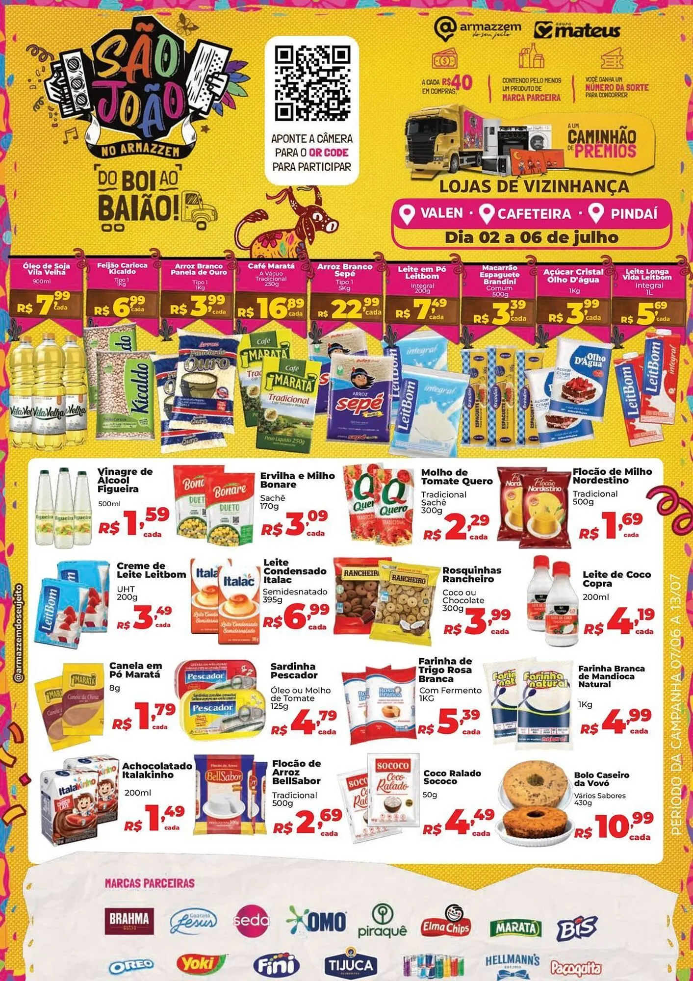 Encarte de Catálogo Supermercados Mateus 2 de julho até 6 de julho 2025 - Pagina 1