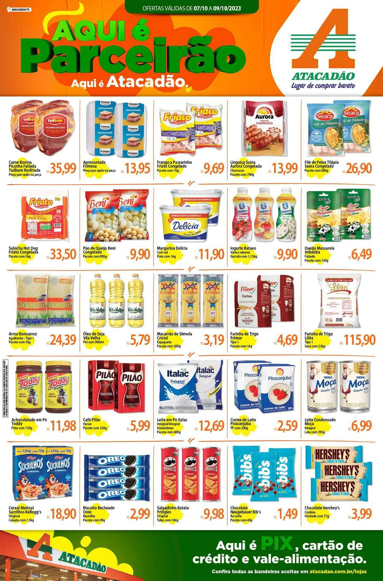 Encarte de Atacadão - TO - Araguaína 7 de outubro até 9 de outubro 2023 - Pagina 1