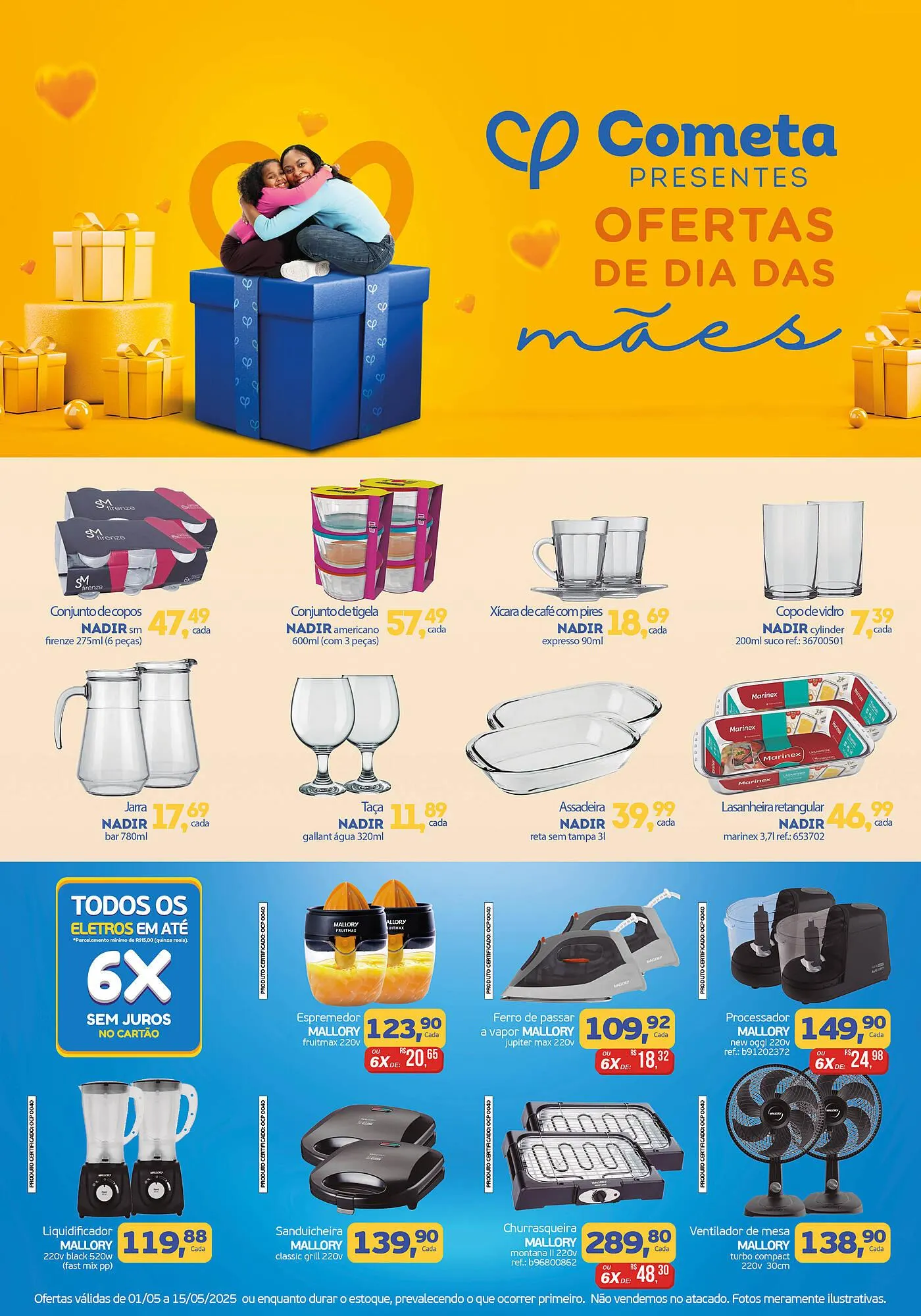 Encarte de Catálogo Cometa Supermercados 1 de maio até 15 de maio 2025 - Pagina 1