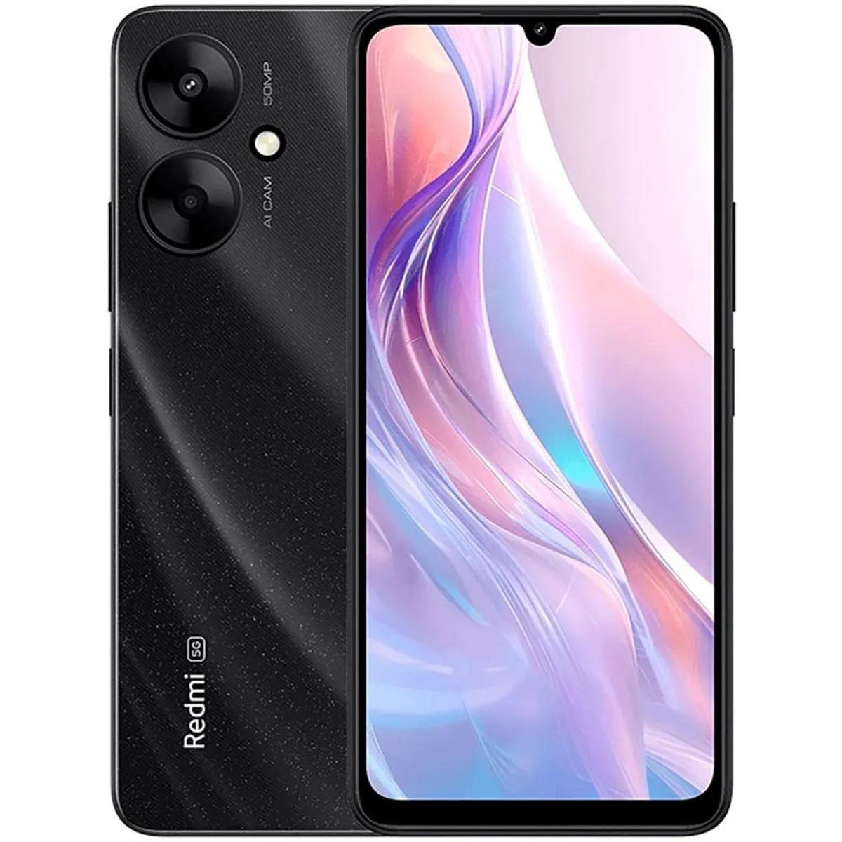 Smartphone Xiaomi Redmi 13C 5G 256GB Preto Tela 6.74" Câmera 50MP 8 + 8GB RAM