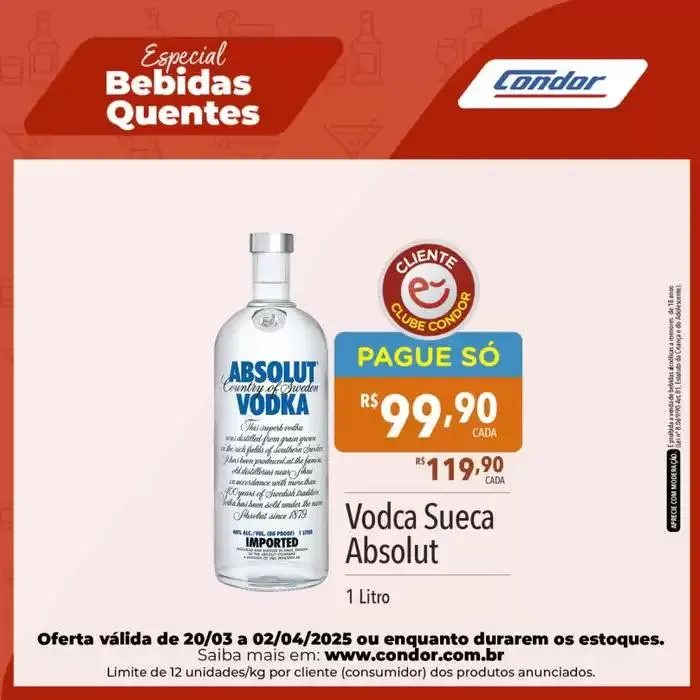 Encarte de Supermercados Condor Especial Bebidas Quentes 25 de março até 2 de abril 2025 - Pagina 5
