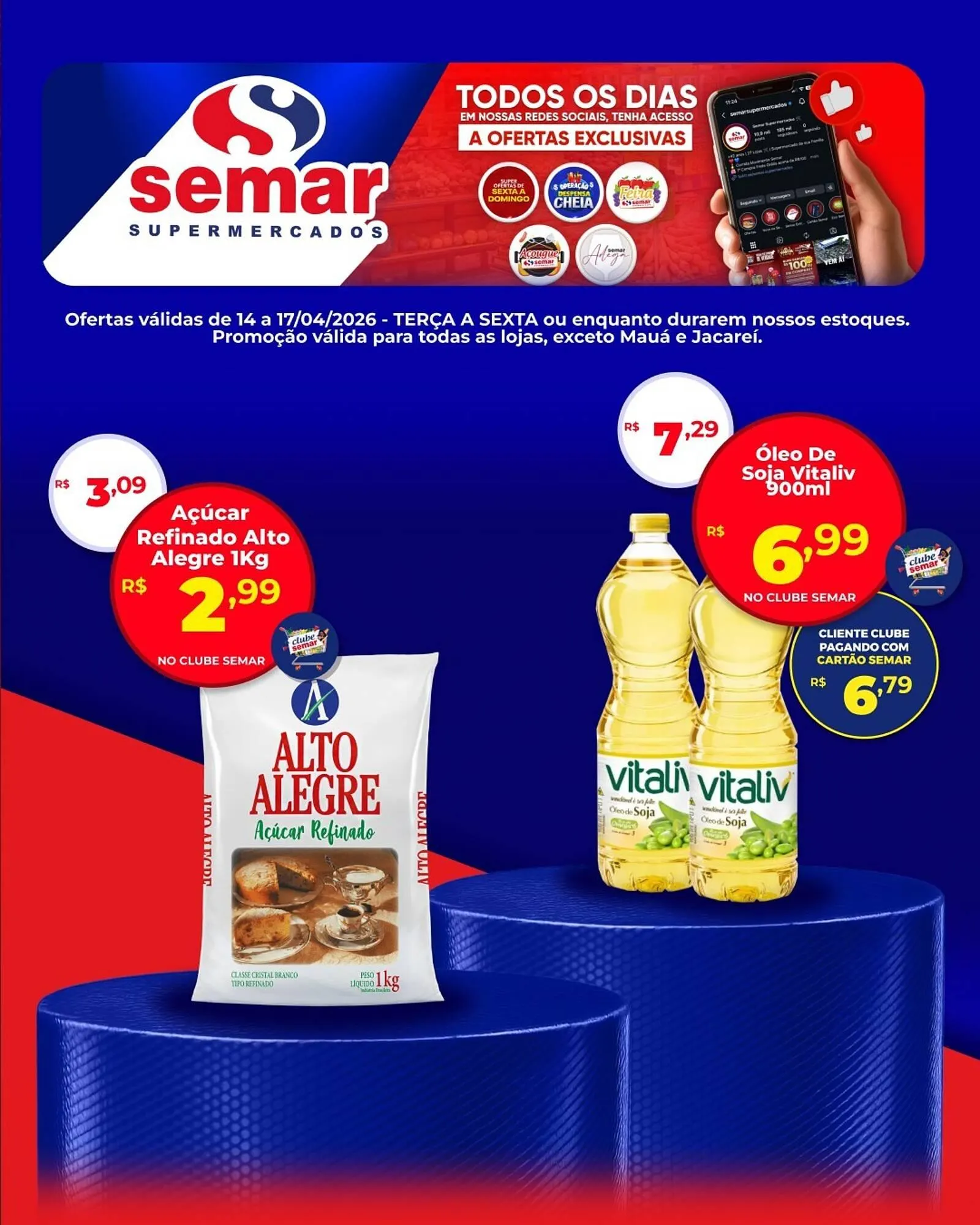 Encarte de Folheto Semar Supermercado 14 de abril até 17 de abril 2026 - Pagina 2