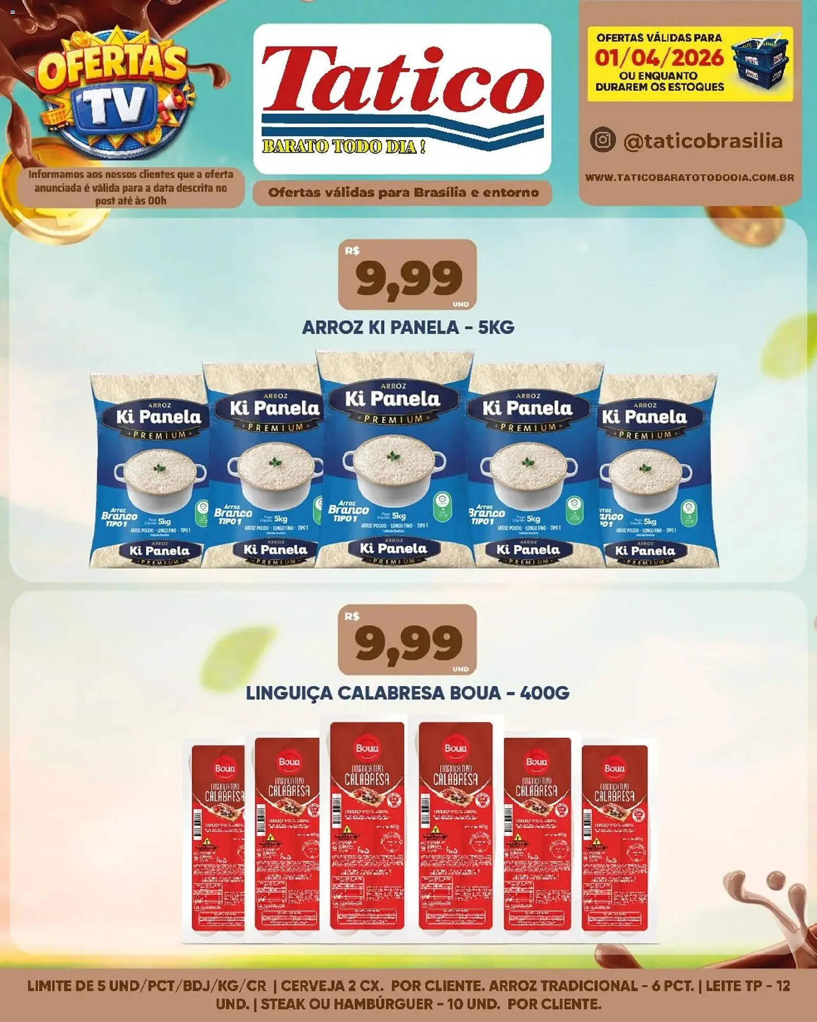 Encarte de Tabloide Tatico 2 de abril até 5 de abril 2026 - Pagina 18