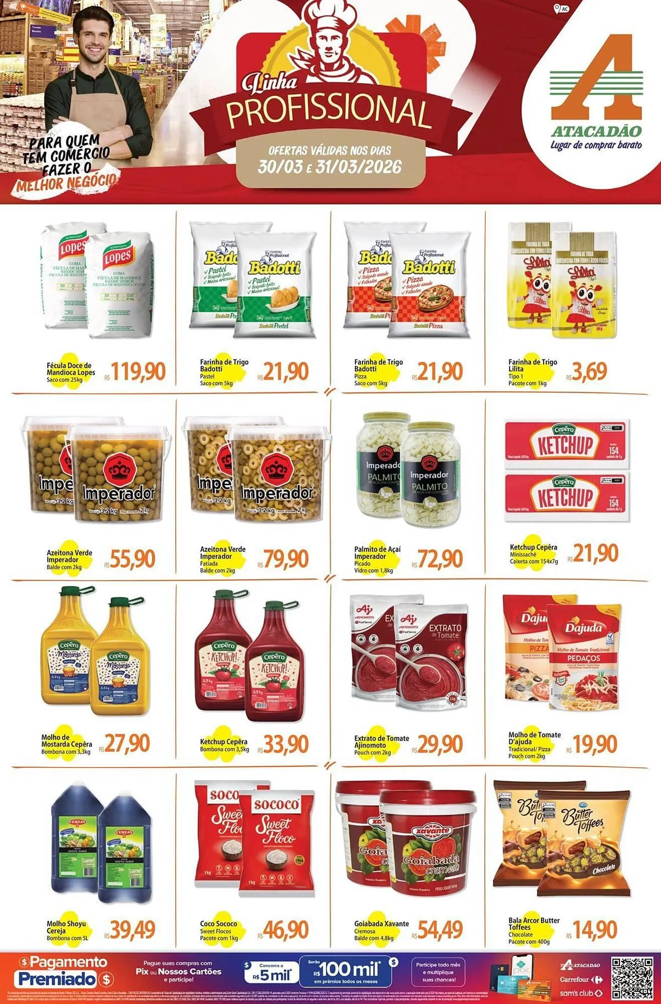 Encarte de Folheto Atacadão 30 de março até 31 de março 2026 - Pagina 1
