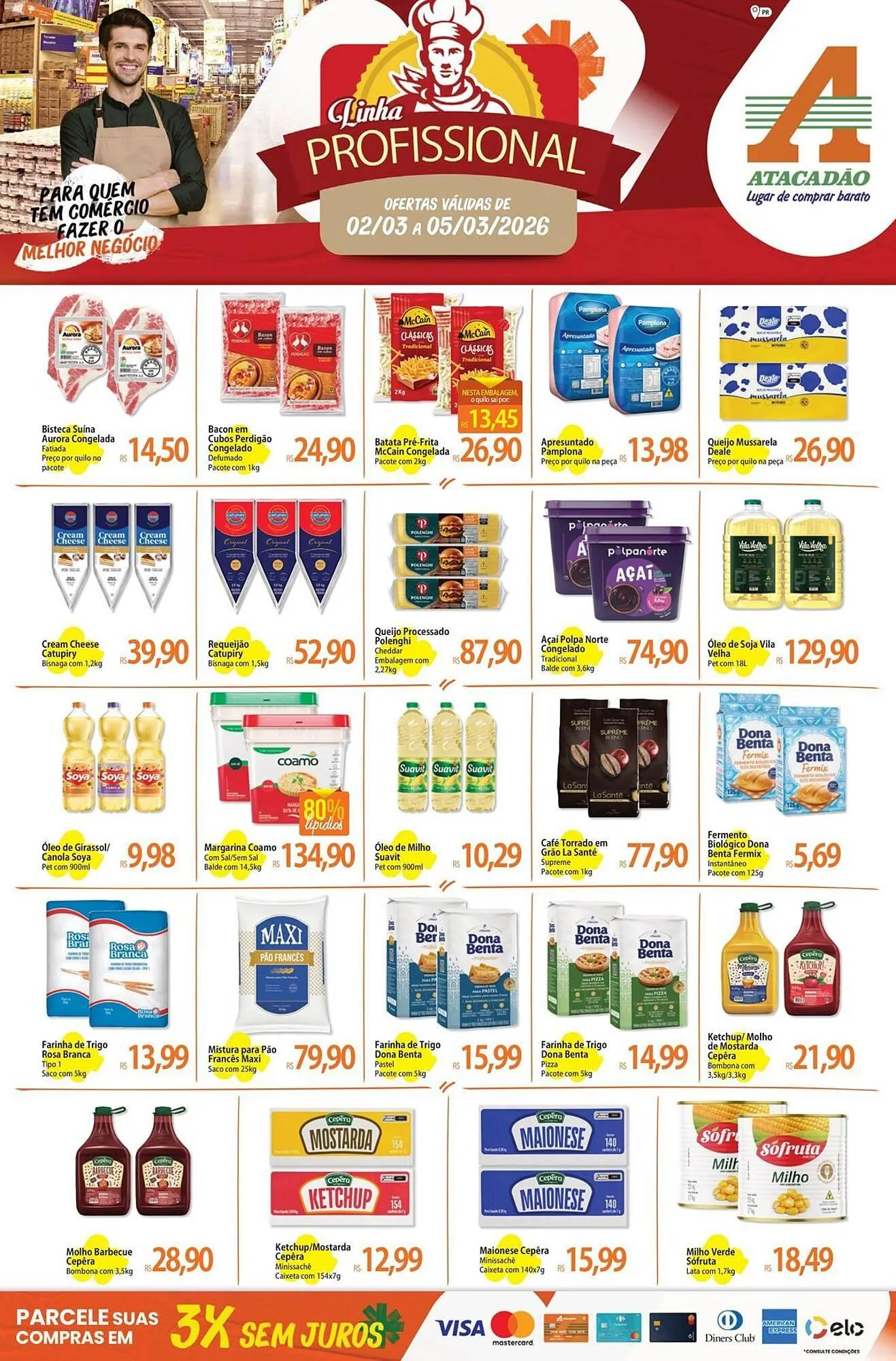 Encarte de Folheto Atacadão 2 de março até 5 de março 2026 - Pagina 1