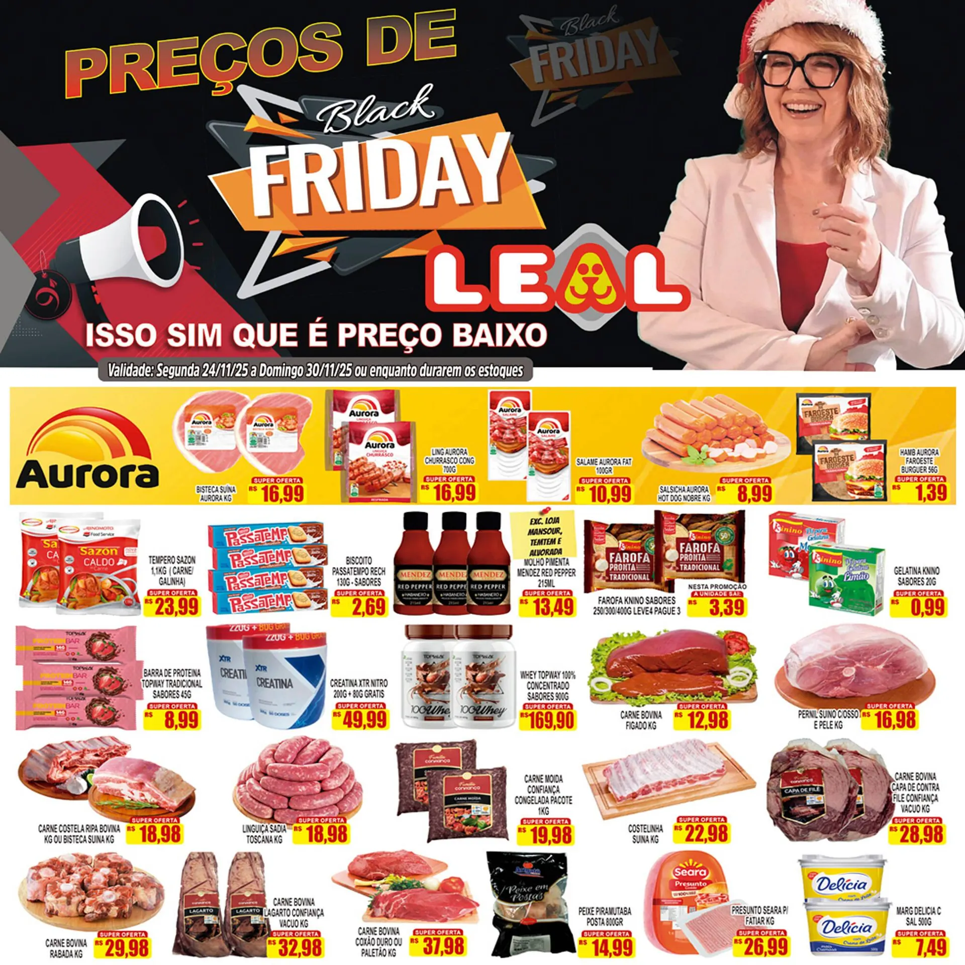 Encarte de Folheto Supermercado leal 24 de novembro até 30 de novembro 2025 - Pagina 3